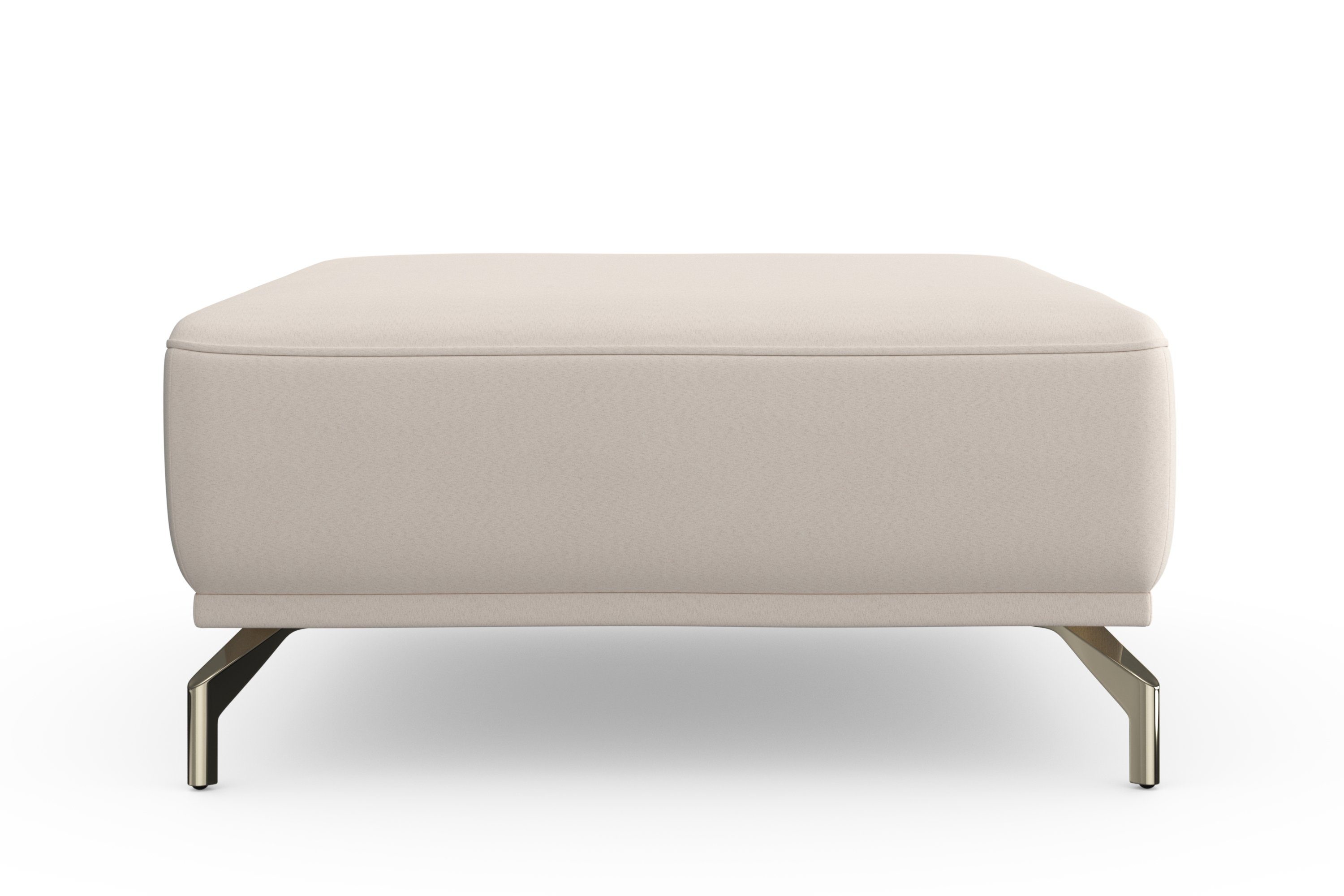 sit&more Hocker Bailando met binnenvering en gesatineerde nikkel poten