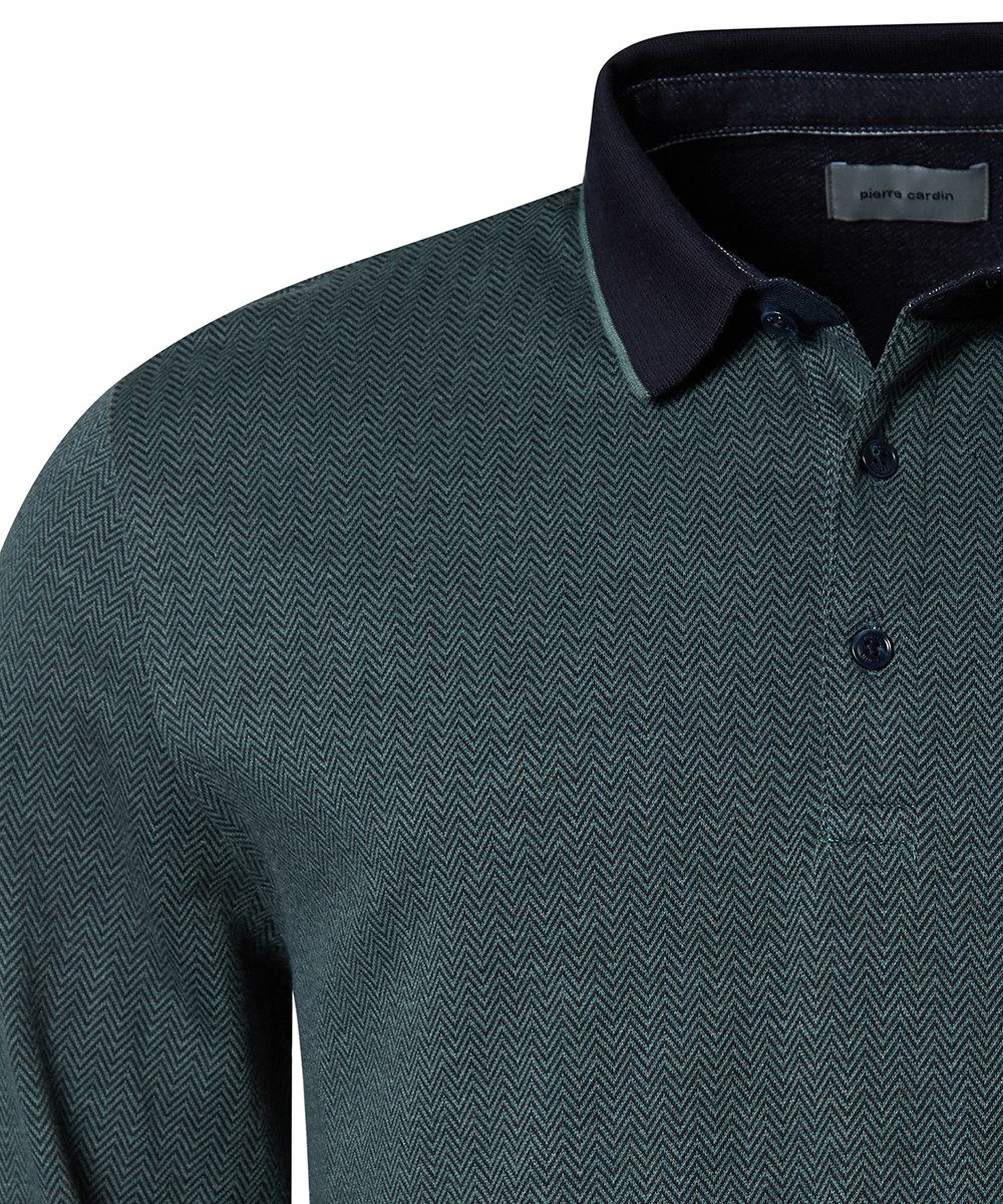 Pierre Cardin Poloshirt met lange mouwen