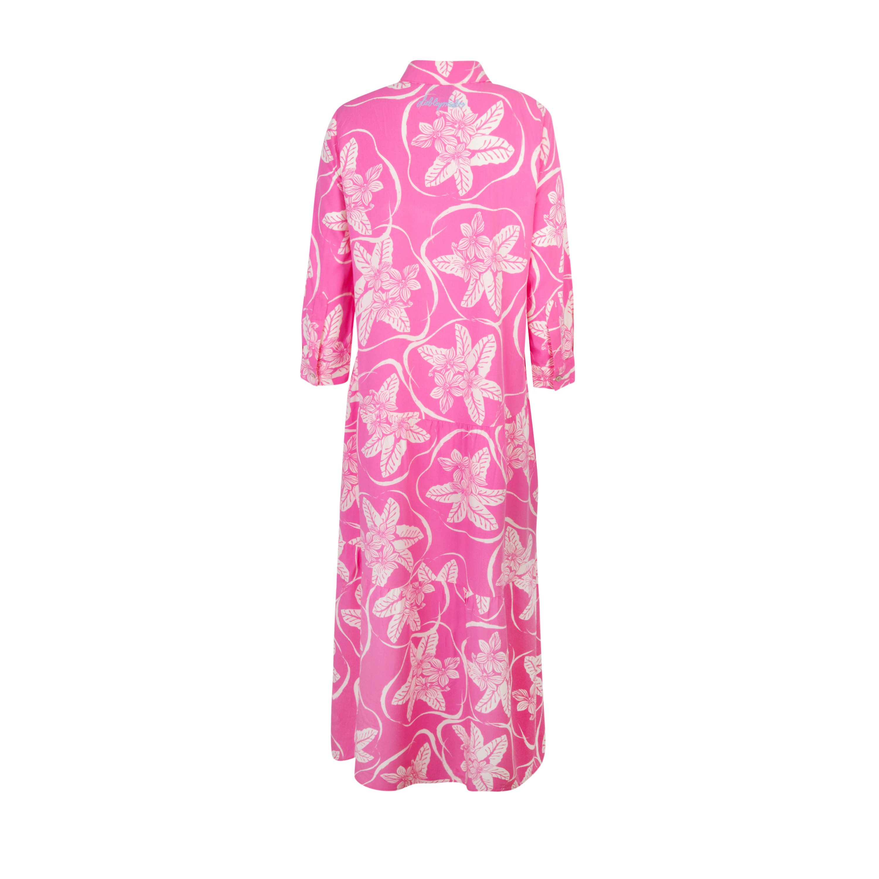 Lieblingsstück Jurk met overhemdkraag RorabethL met tropical-print