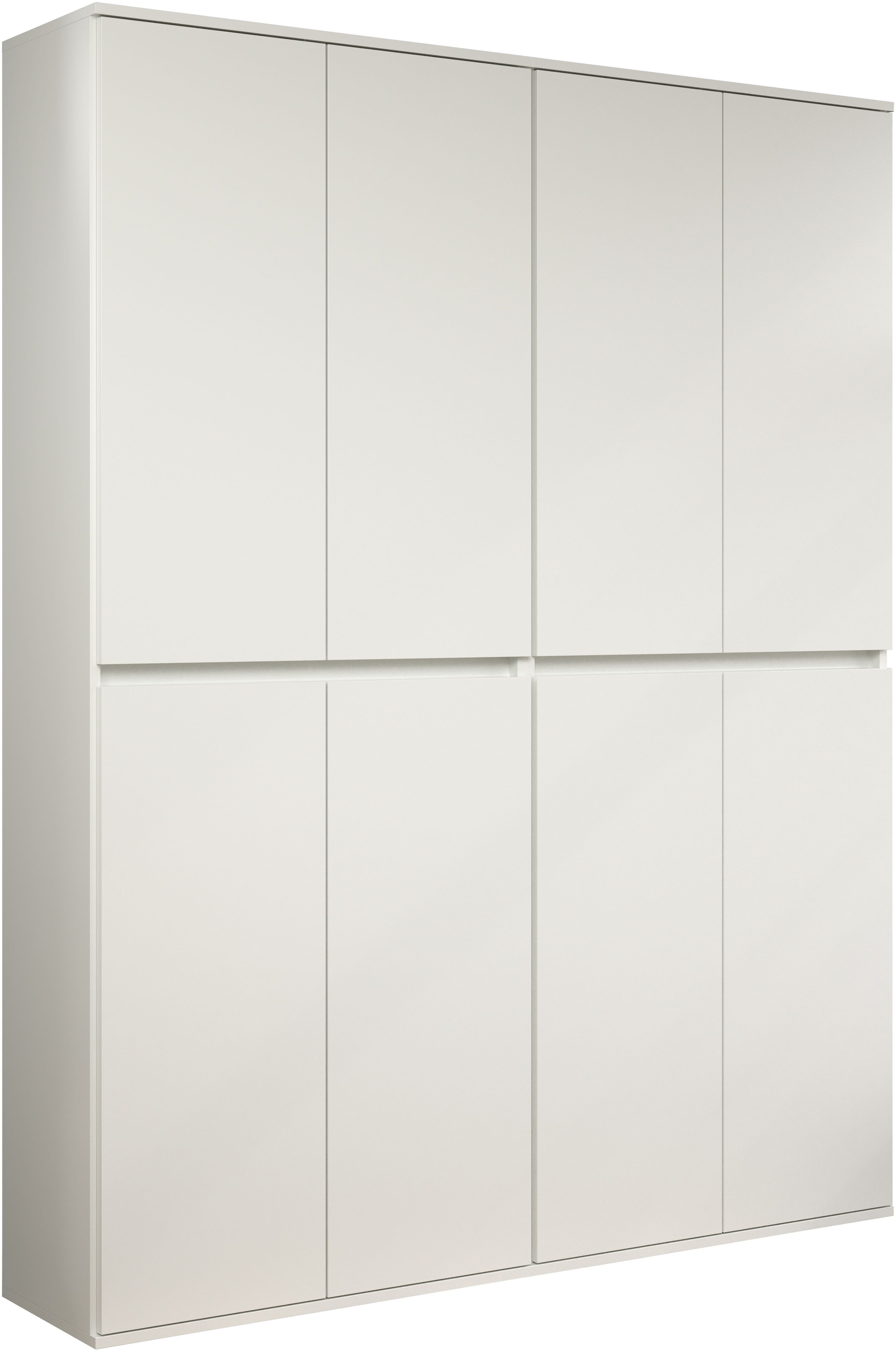 INOSIGN Halmeubelset NOVARA Garderobekasten met in totaal 16 vakken - (B/D/H) 148/34/191 cm (complete set, 2-delig)