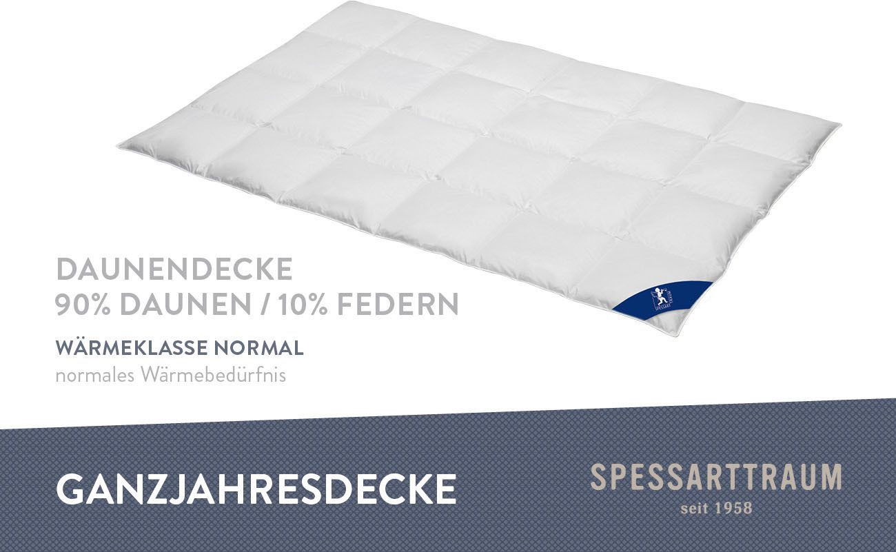 SPESSARTTRAUM Donzen dekbed First class 5 verwarmingsklassen & 6 maten, bestseller Normaal