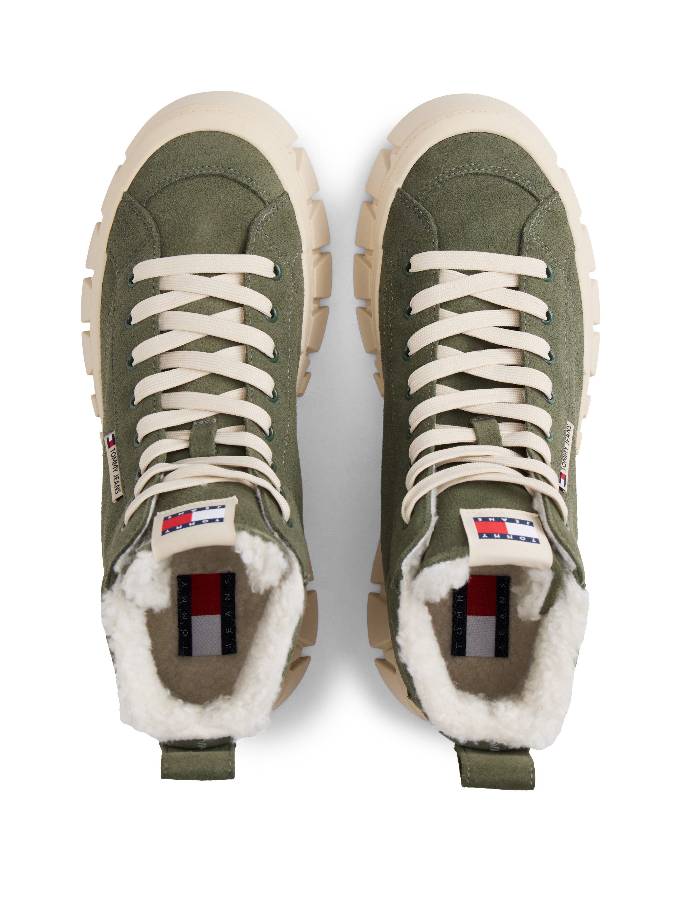 TOMMY JEANS Winterlaarzen TJW VULC FLATFORM SUEDE WL