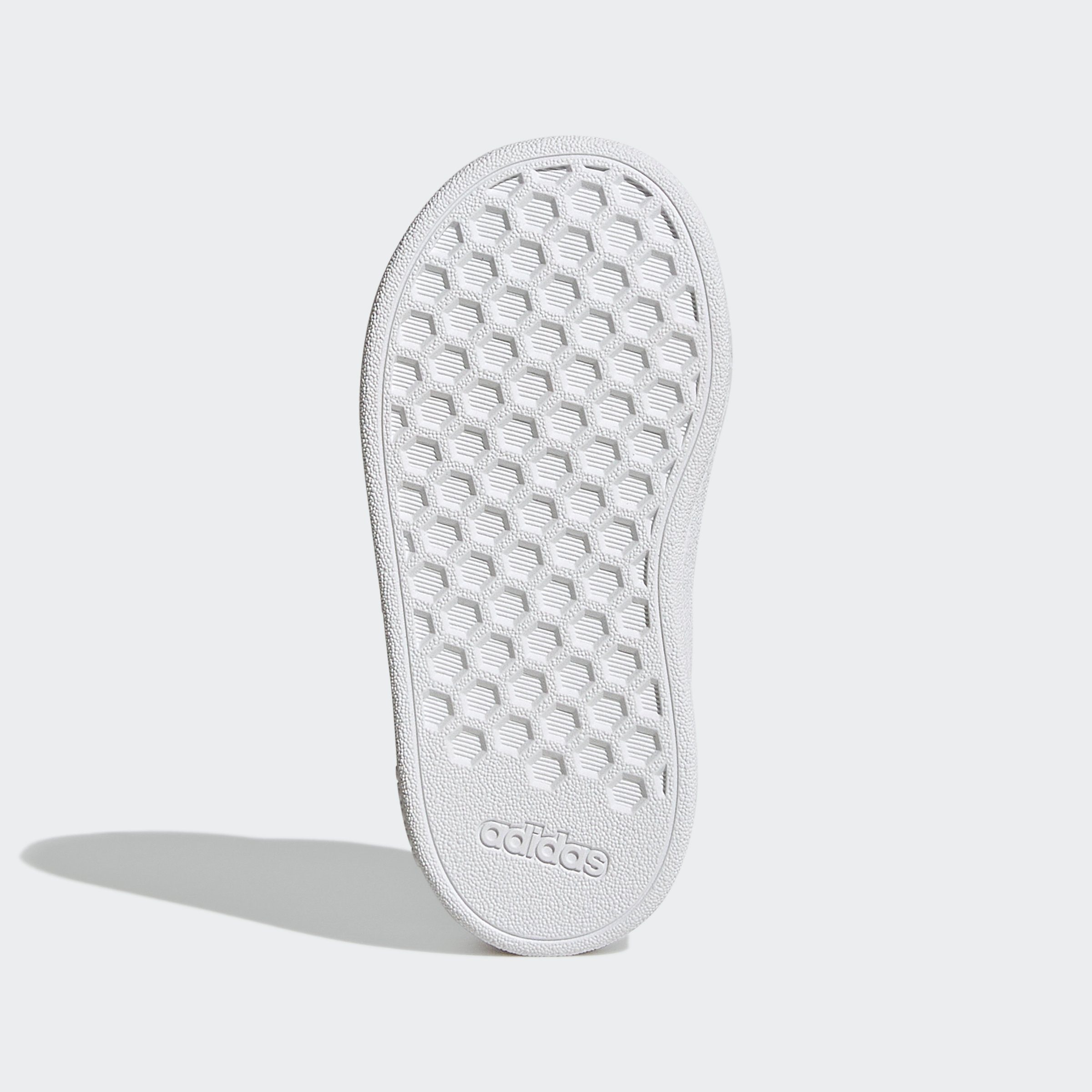 adidas Sportswear Sneakers GRAND COURT LIFESTYLE HOOK AND LOOP voor kinderen, ontwerp geïnspireerd door de adidas superstar