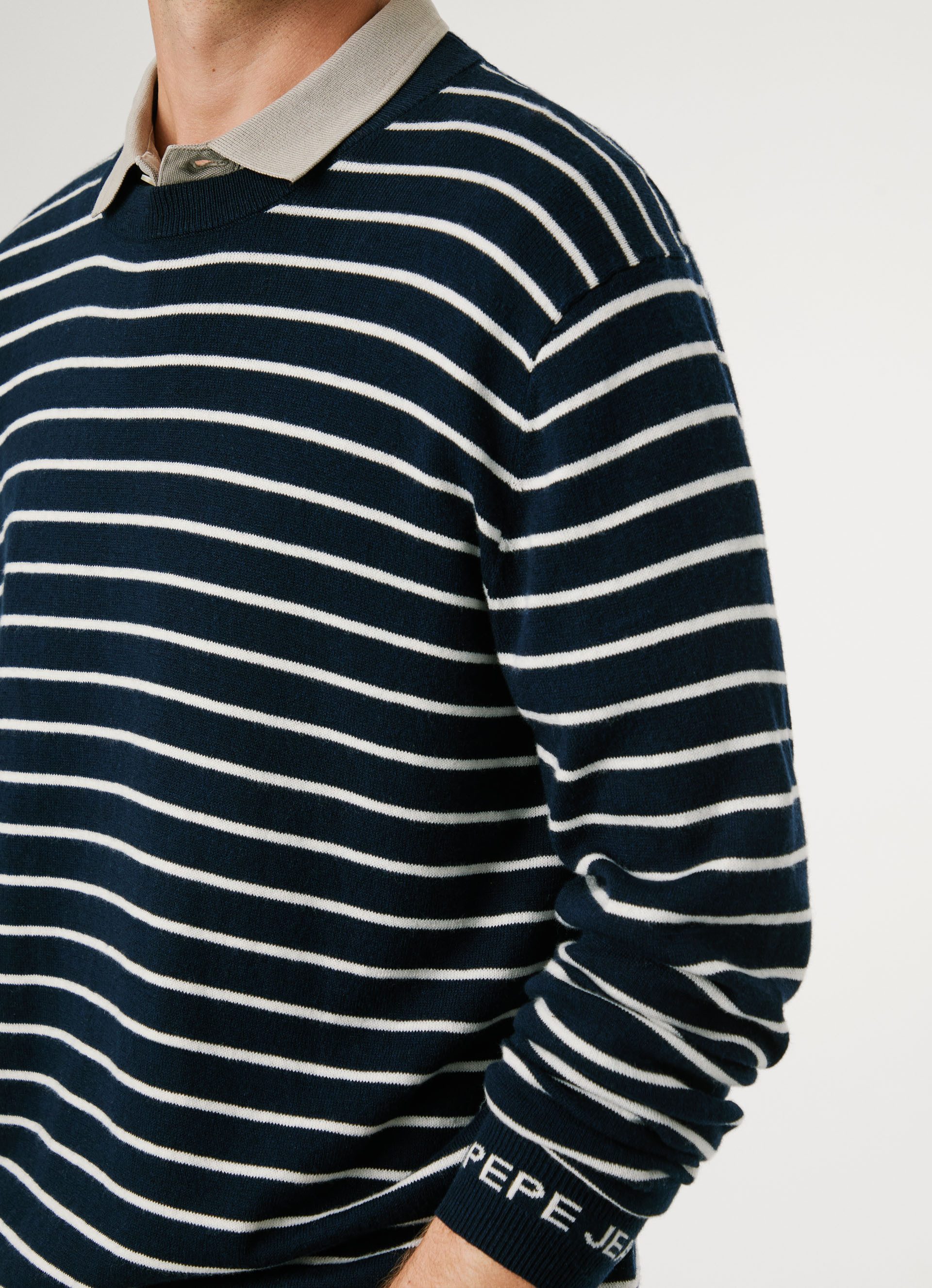 Pepe Jeans Trui met ronde hals ANDRE STRIPES