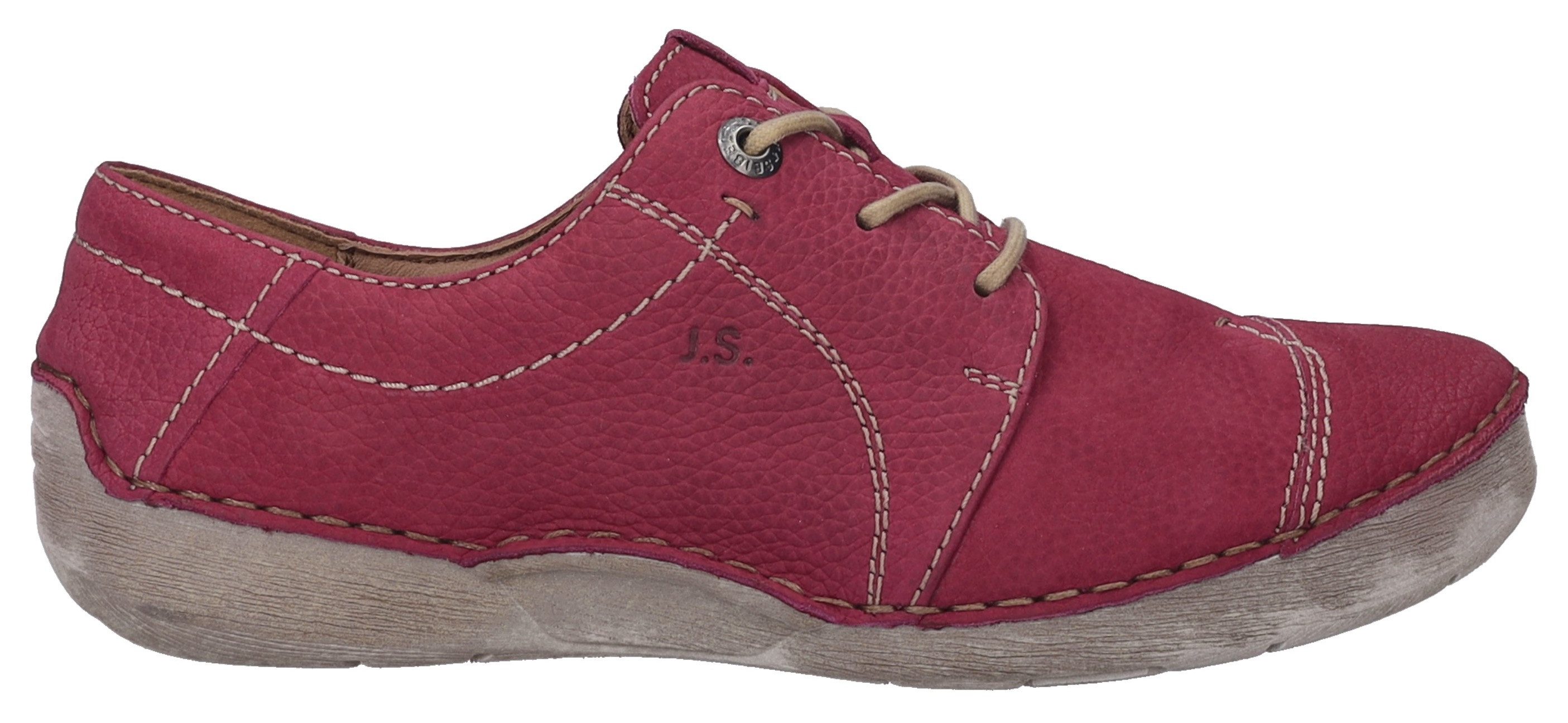 Josef Seibel Veterschoenen Fergey 20 vrijetijdsschoen, lage schoen, veterschoen met leren voering