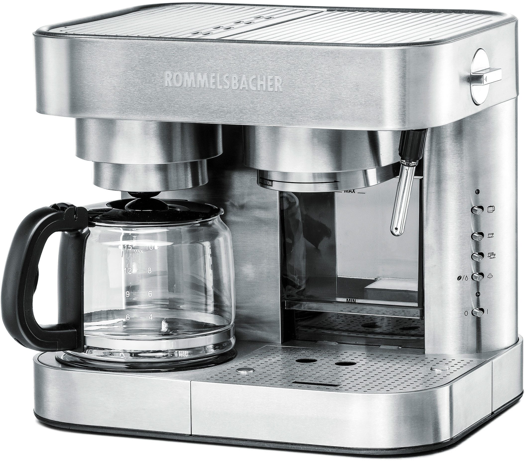 Rommelsbacher Espressomachine , Kaffeemaschine EKS 3010
