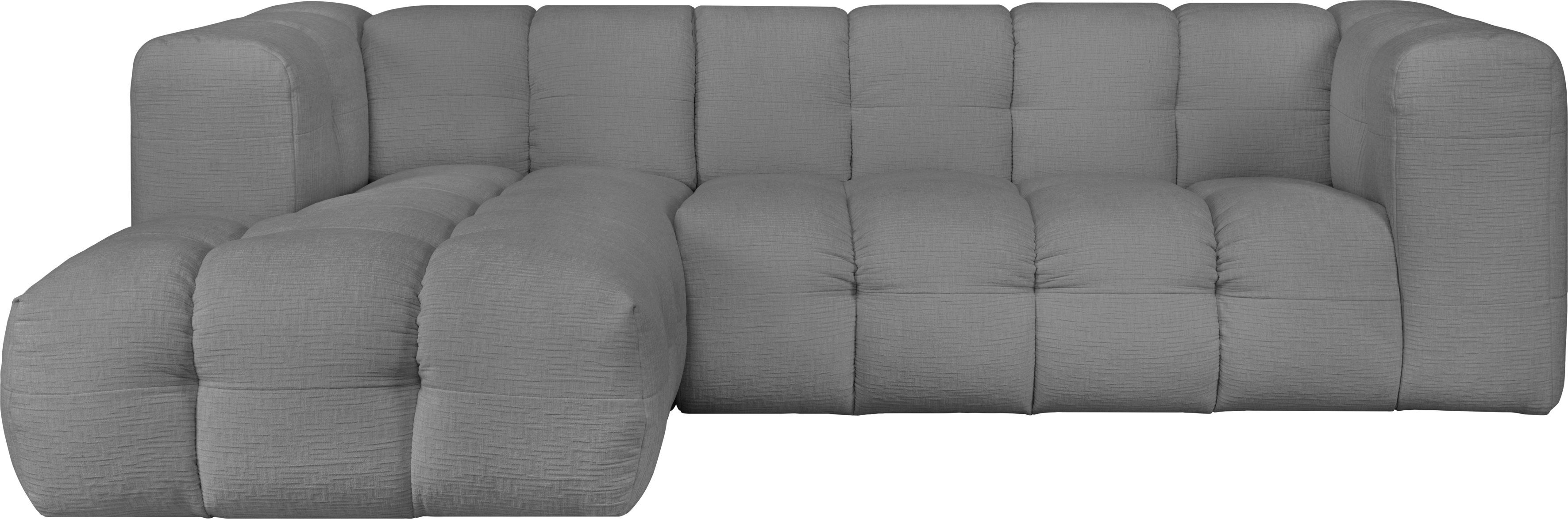 LeGer Home by Lena Gercke Hoekbank TALISHA L-vorm designerbank, moderne quilt, B/D/H: 276/178/75 cm