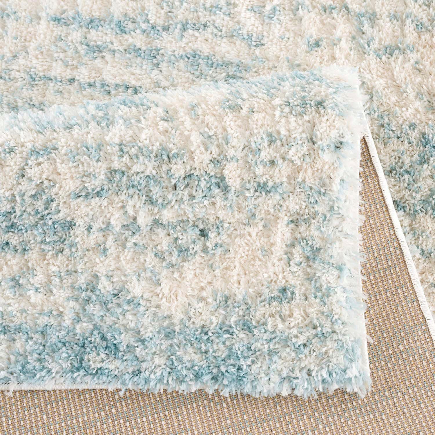 Carpet City Hoogpolig vloerkleed Pulpy 524 bijzonder zacht, mêlee, ideaal voor woonkamer & slaapkamer