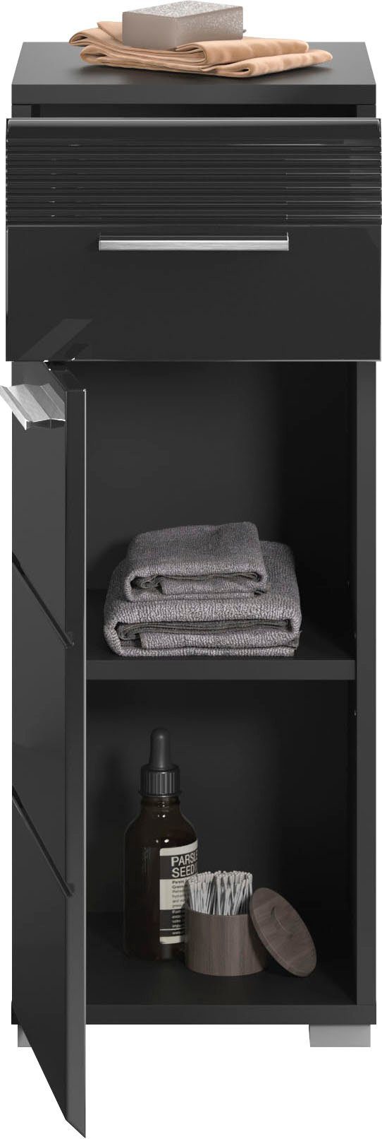 INOSIGN Onderkast Malmö, breedte 30 cm, 1 deur (deurhengsel verwisselbaar), 1 lade in verschillende kleuren verkrijgbaar, badkamermeubels, badkamerkast, commode, badkamer