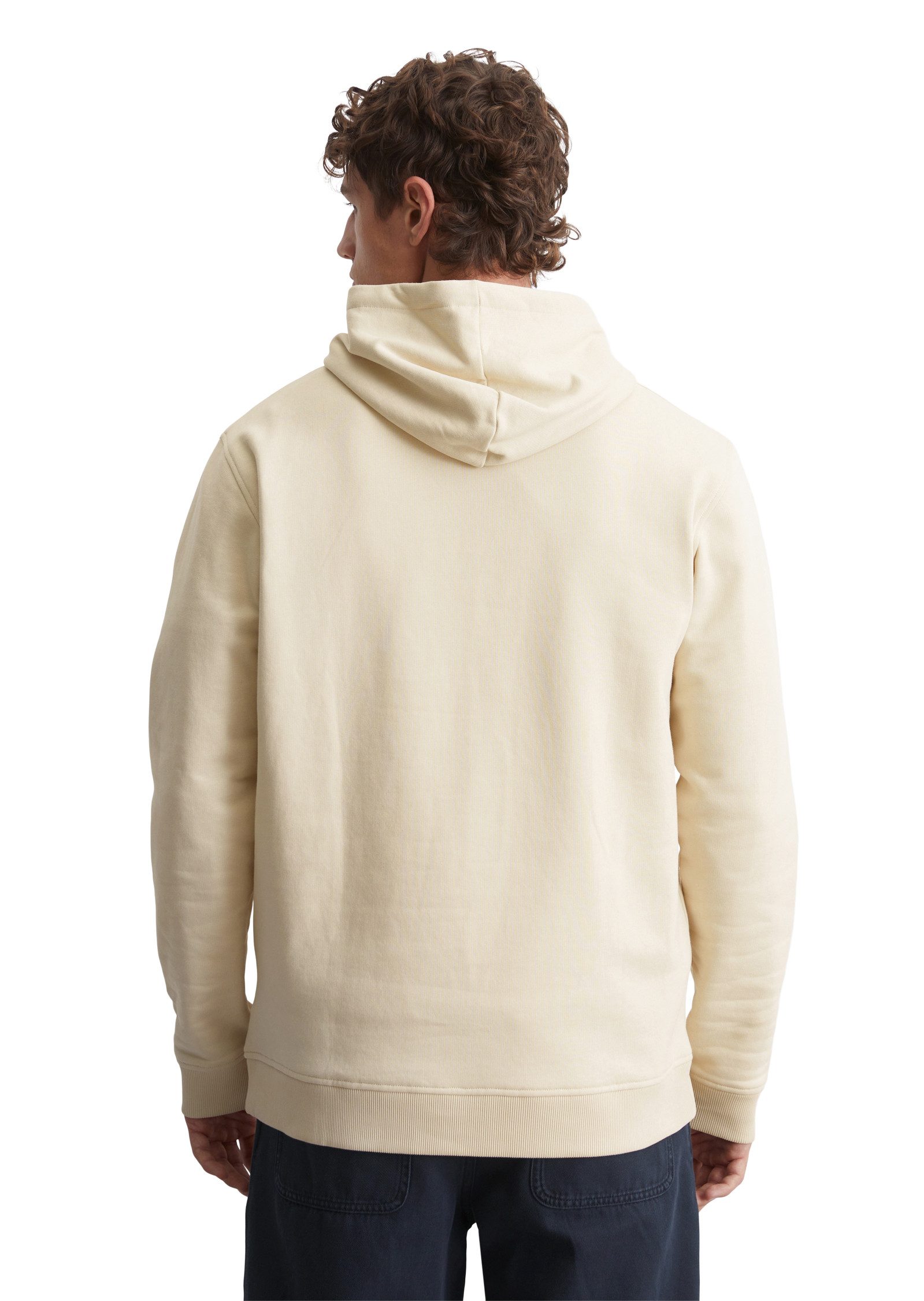 Marc O'Polo DENIM Hoodie met contrastkleurig geborduurd logo