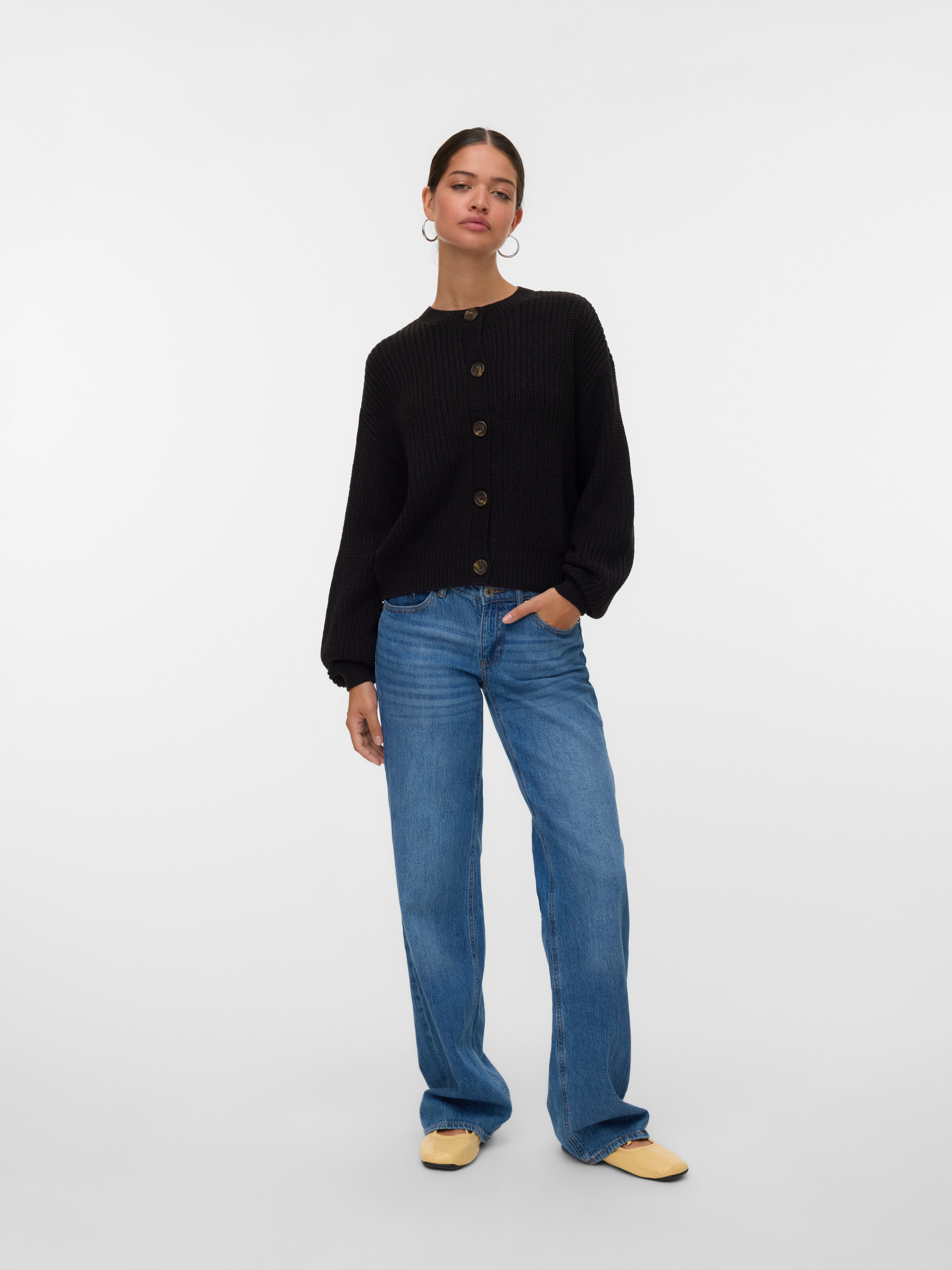 Vero Moda Vest VMLEA LS O-NECK CARDIGAN NOOS