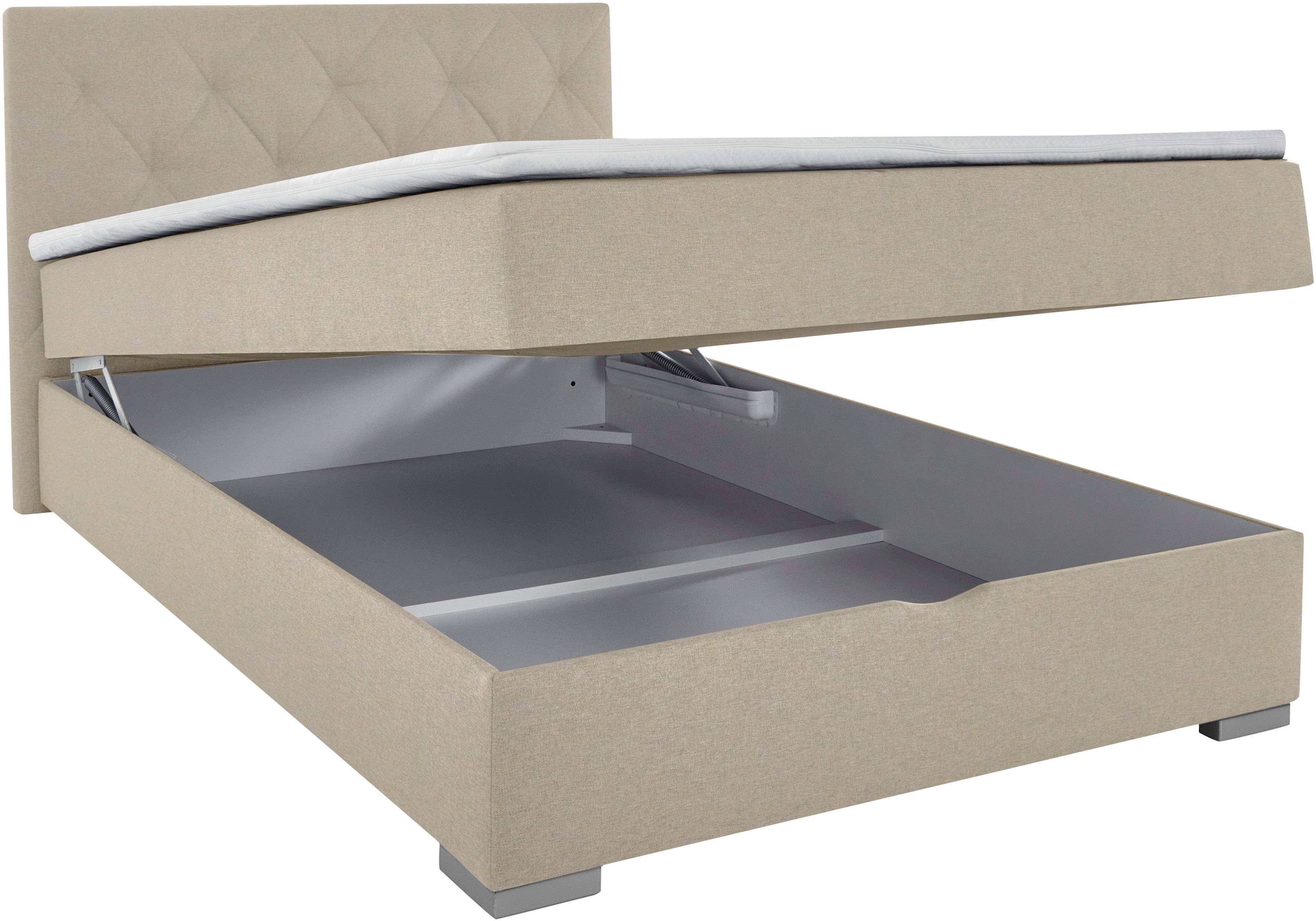 INOSIGN Boxspring Tynan optioneel met bedbox, verkrijgbaar in h2, h3 & h4