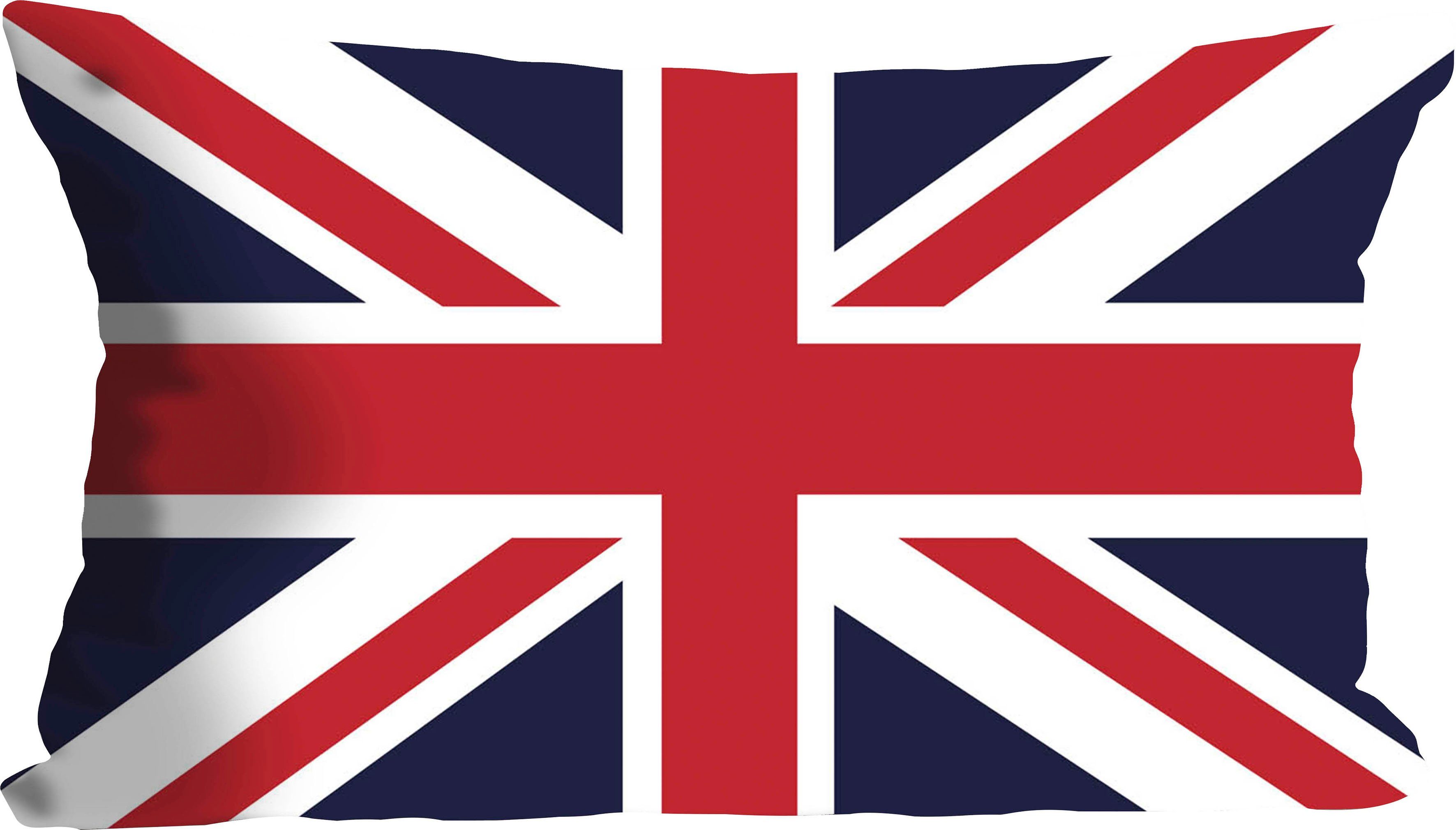 queence Sierkussen Florian Kussenhoes, Britse vlag, Union Jack, Engeland, Groot-Brittannië, VK (1 stuk)