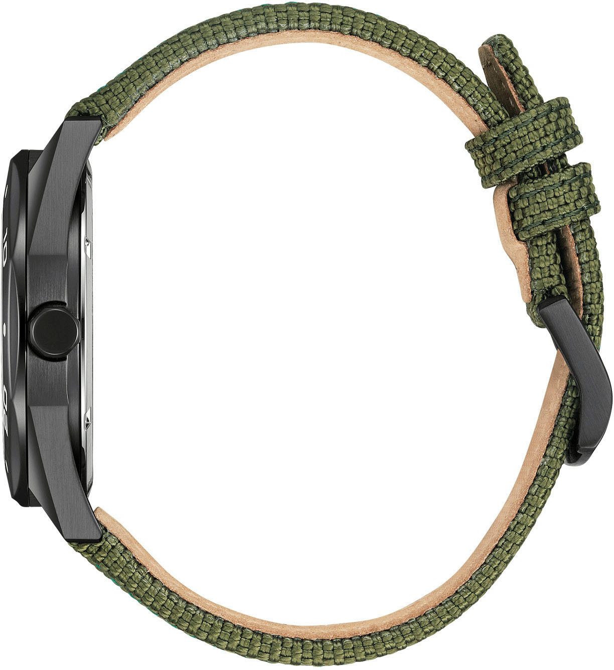 Citizen Solarhorloge Polshorloge, herenhorloge, roestvrijstalen band, analoog, datum, Eco-Drive
