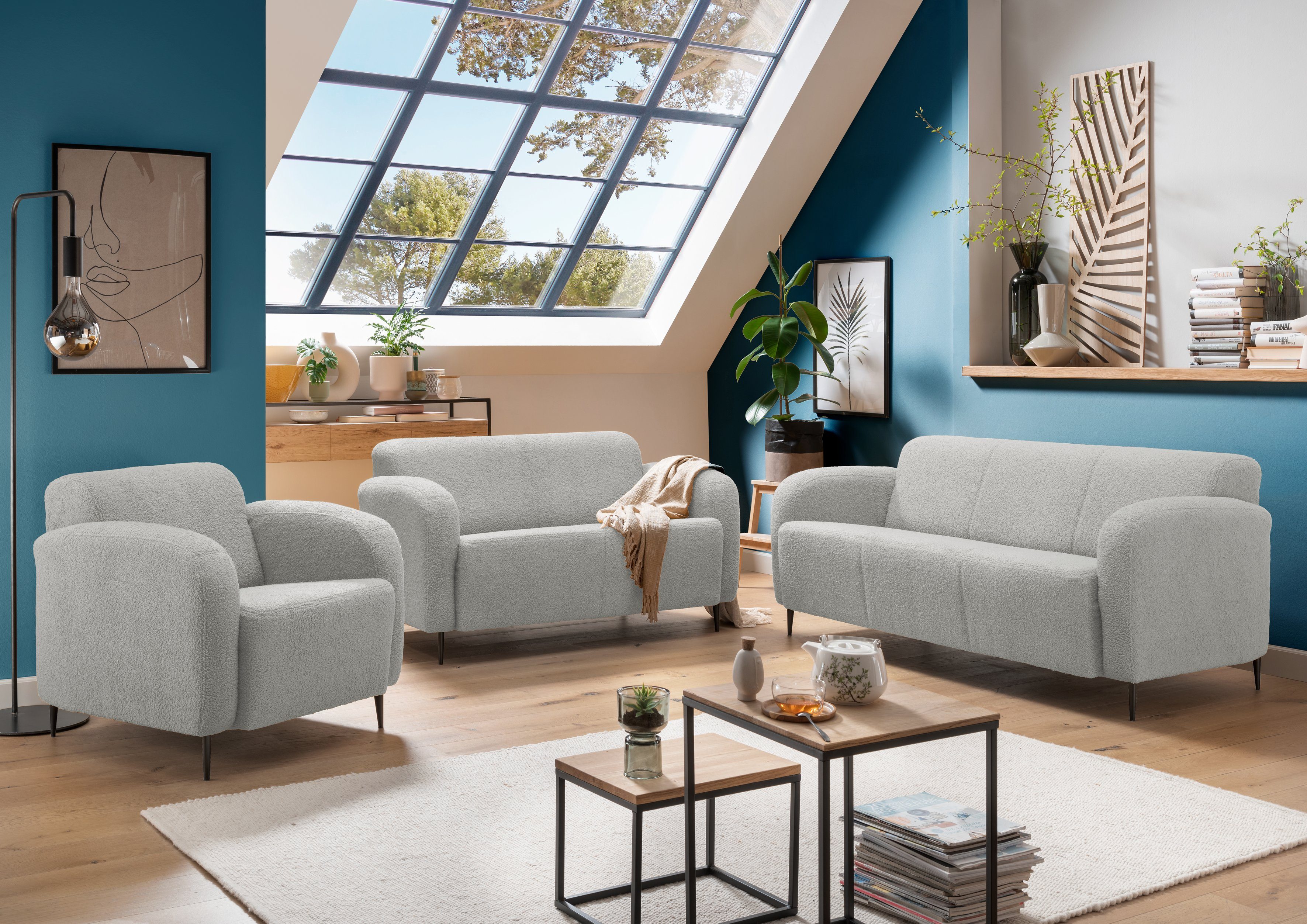 INOSIGN Cocktailfauteuil Marron ook verkrijgbaar als 2-zits en 3-zits
