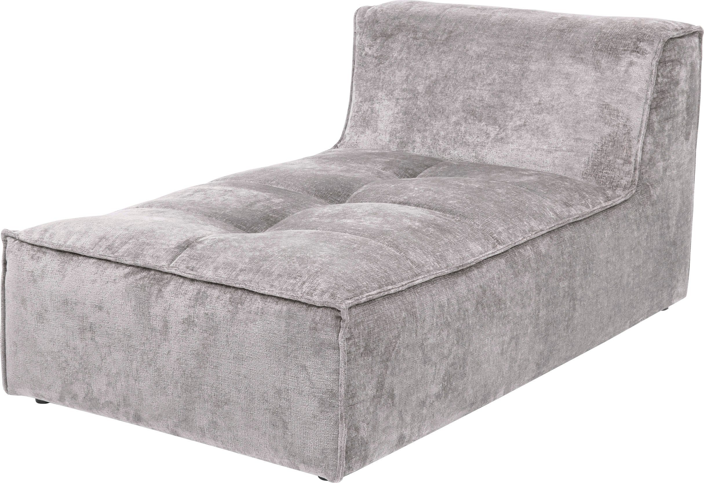 RAUM.ID Sofaelement Monolid kan worden gebruikt als module of afzonderlijk, bekleding in teddy-look (1 stuk)