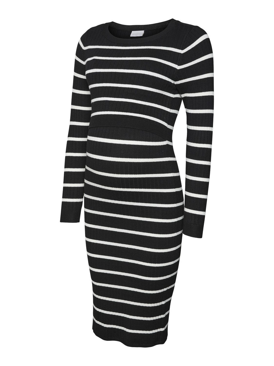 Mamalicious Positiejurk MLNEWSIV JUNE LS UK KNIT DRESS 2F A NOOS