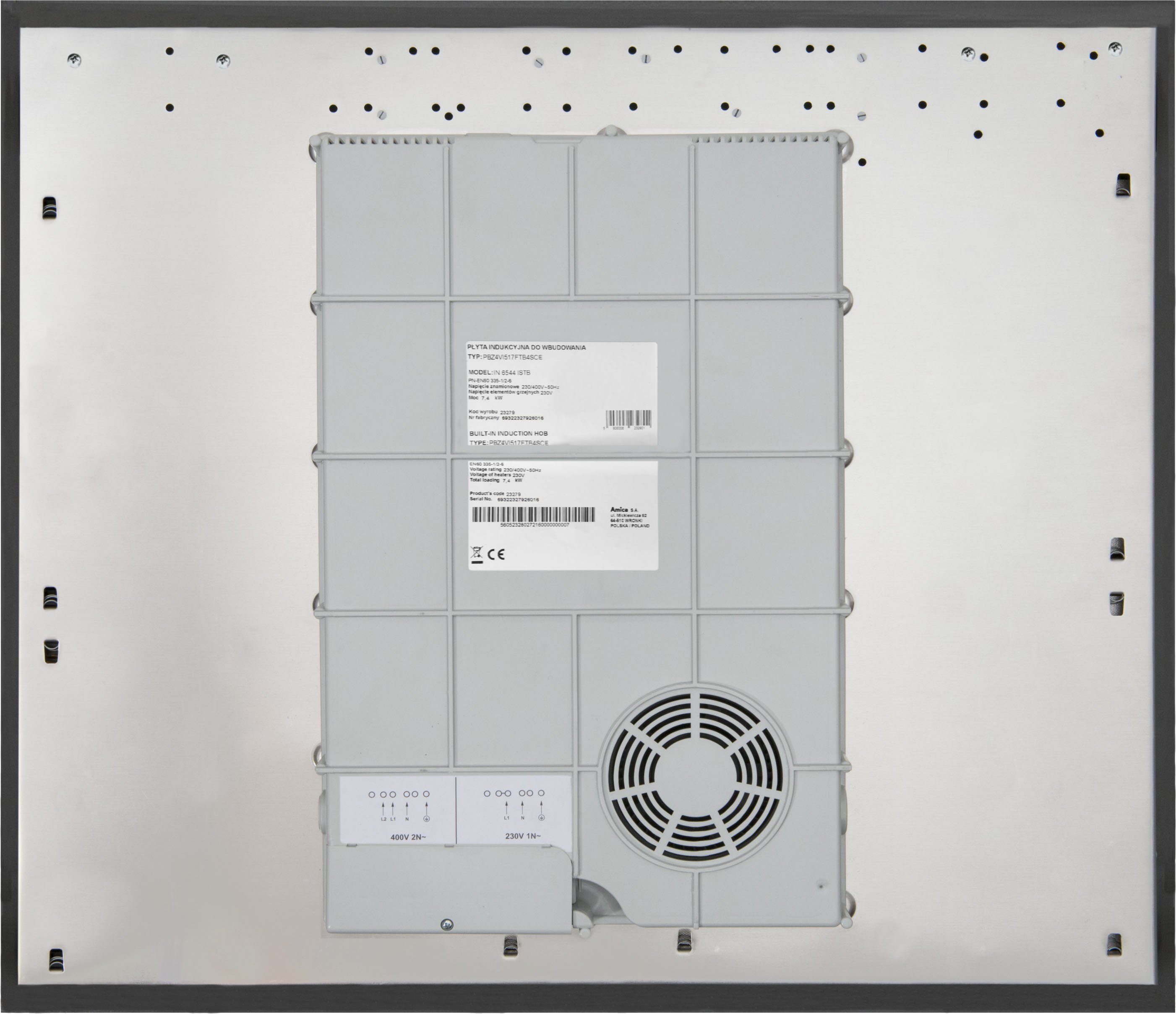 Amica Inductiekookplaat KMI 63301 F Bridge-functie