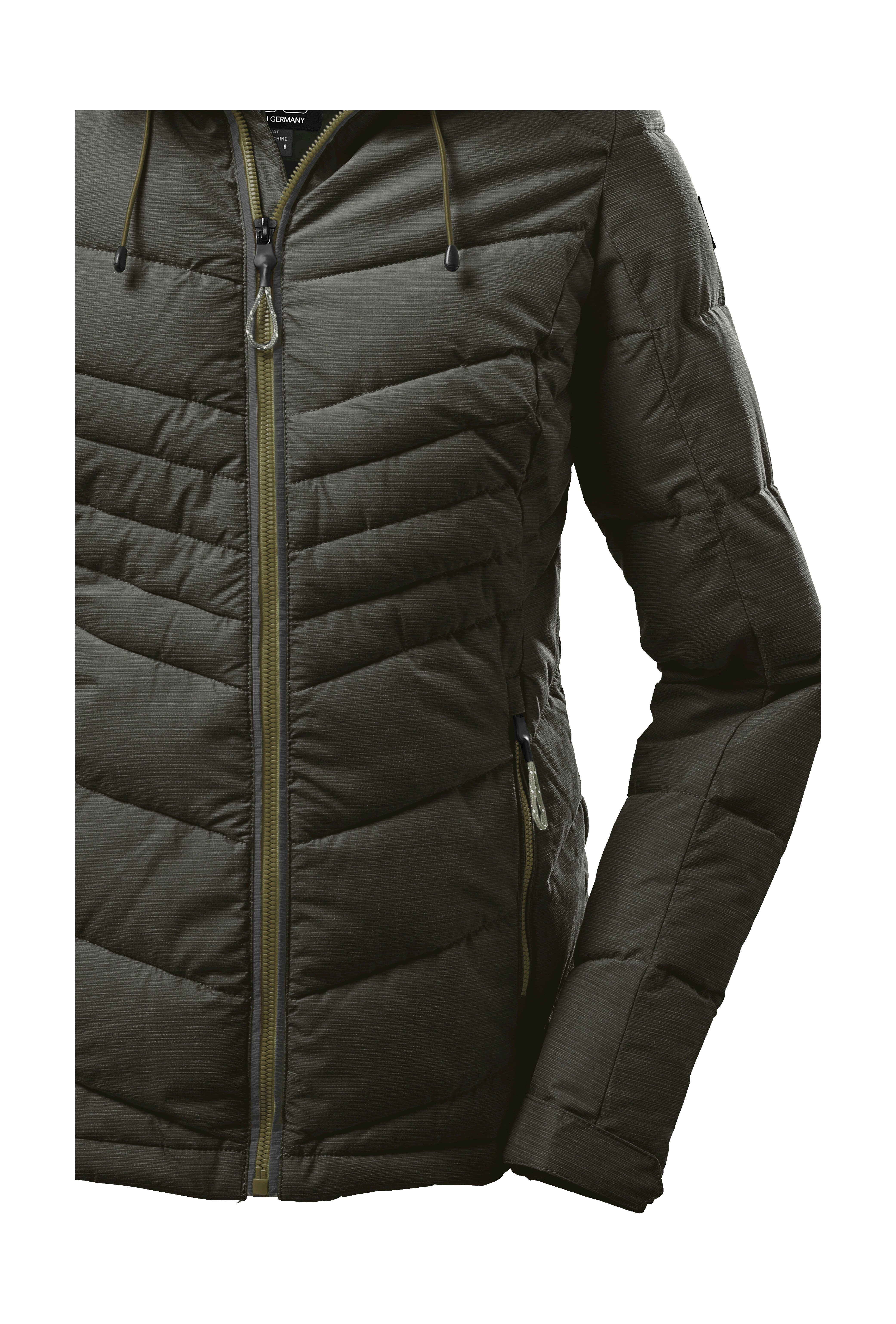 Killtec Gewatteerde jas KOW 149 WMN QLTD JCKT Water- en windafstotend, ademend, afneembare capuchon