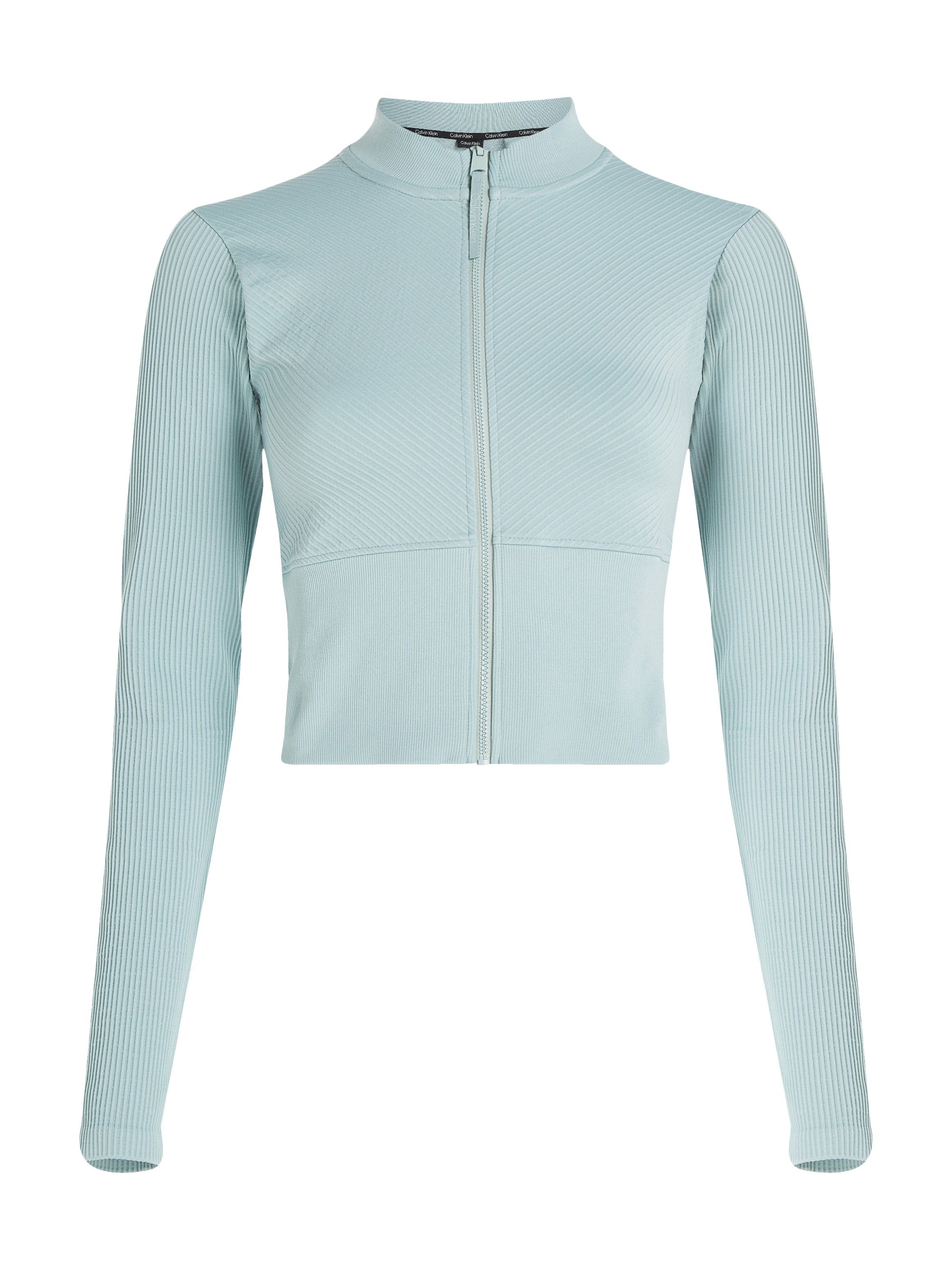 Calvin Klein Performance Trui met staande kraag WO - Seamless Full Zip Jacket