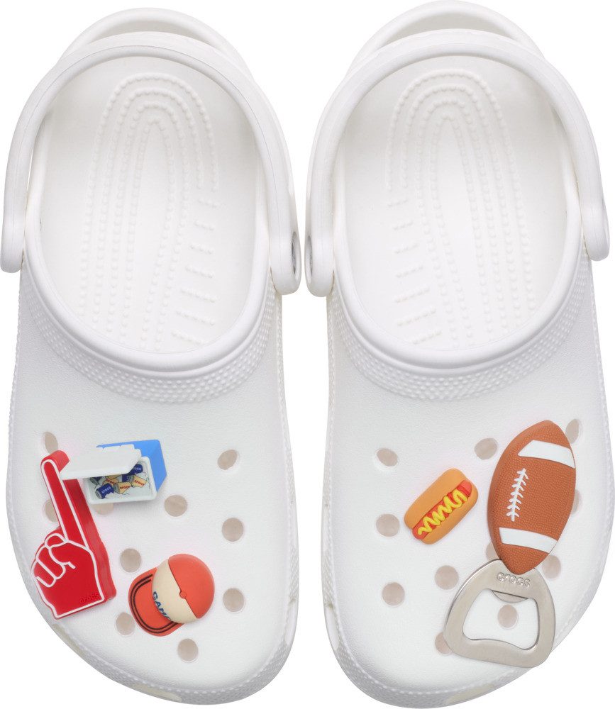 Crocs Schoenbutton Jibbitz™ Tailgate Football Charms voor Crocs (set, 5-delig, Geen speelgoed. Niet geschikt voor kinderen jonger dan 3 jaar)