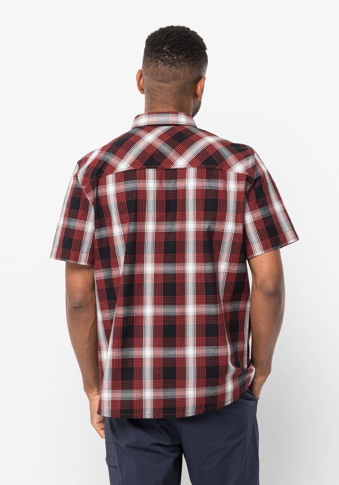 Jack Wolfskin Geruit overhemd HOT CHILI SHIRT M