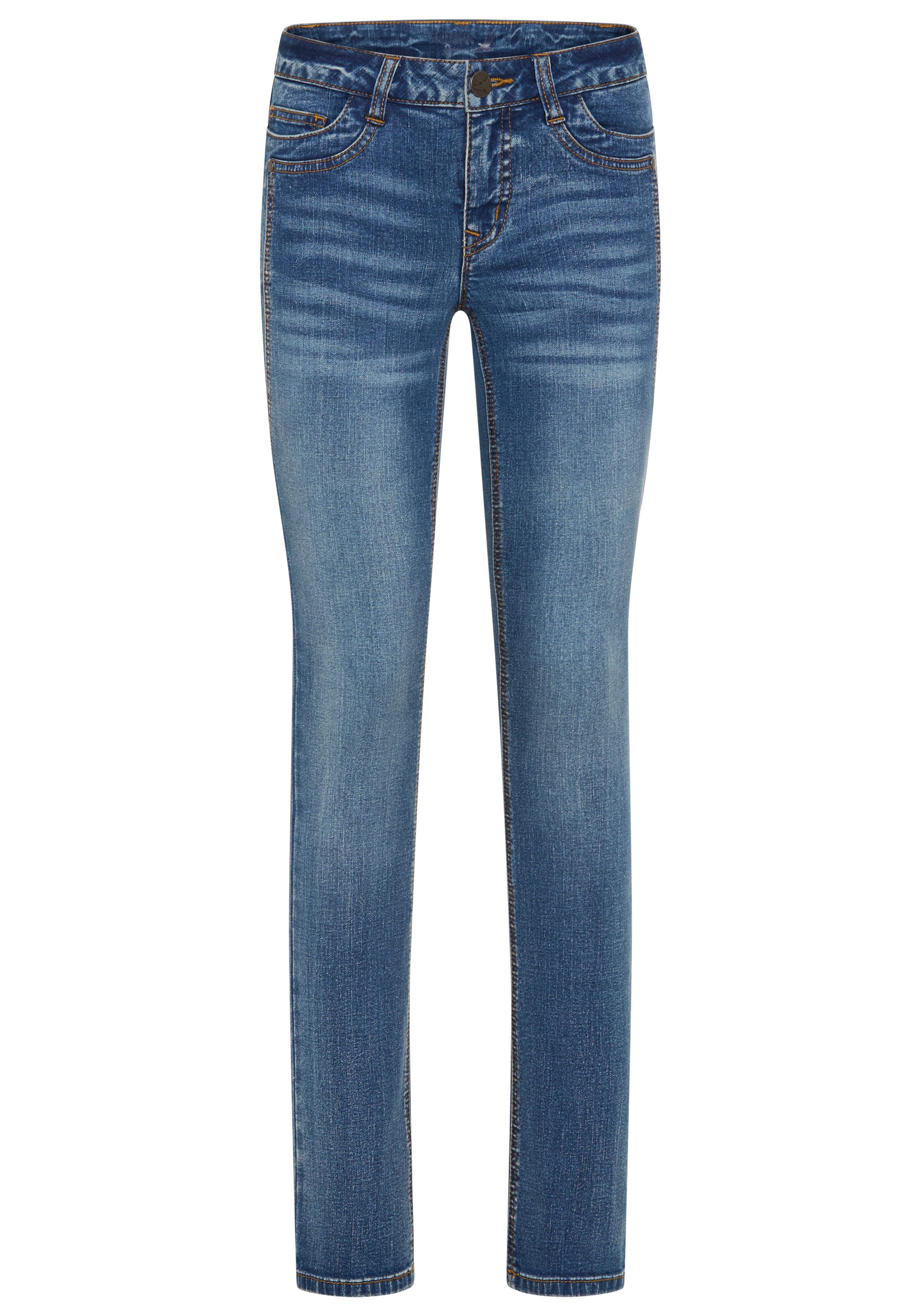 Arizona Comfort fit jeans Met geren lage taillehoogte
