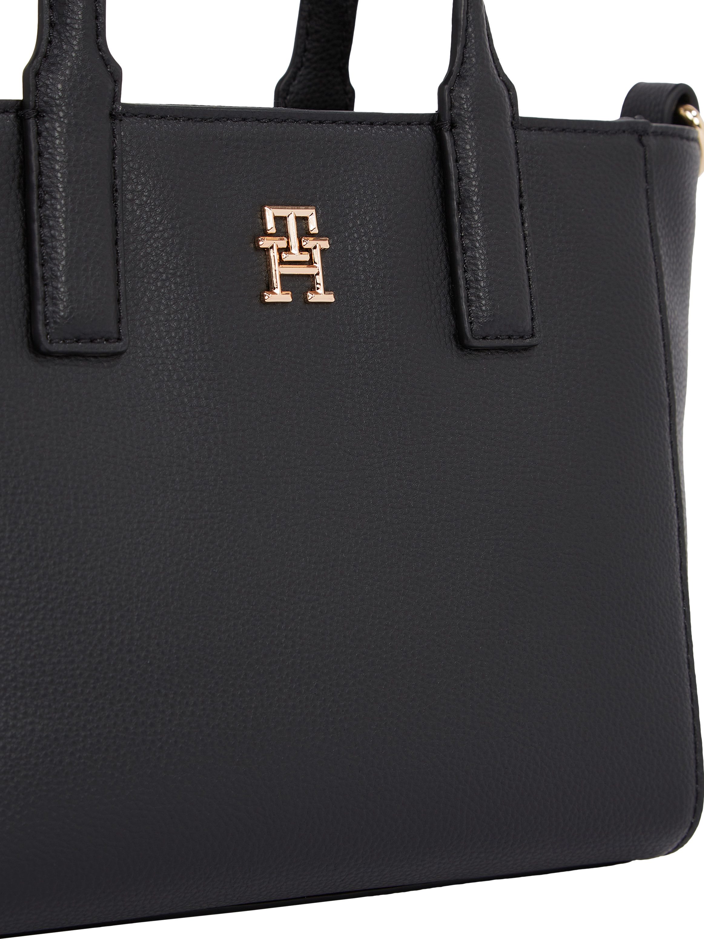 Tommy Hilfiger Shopper TH SOFT LOGO MINI TOTE , dames schoudertas, handtas, schoudertas met th-logo