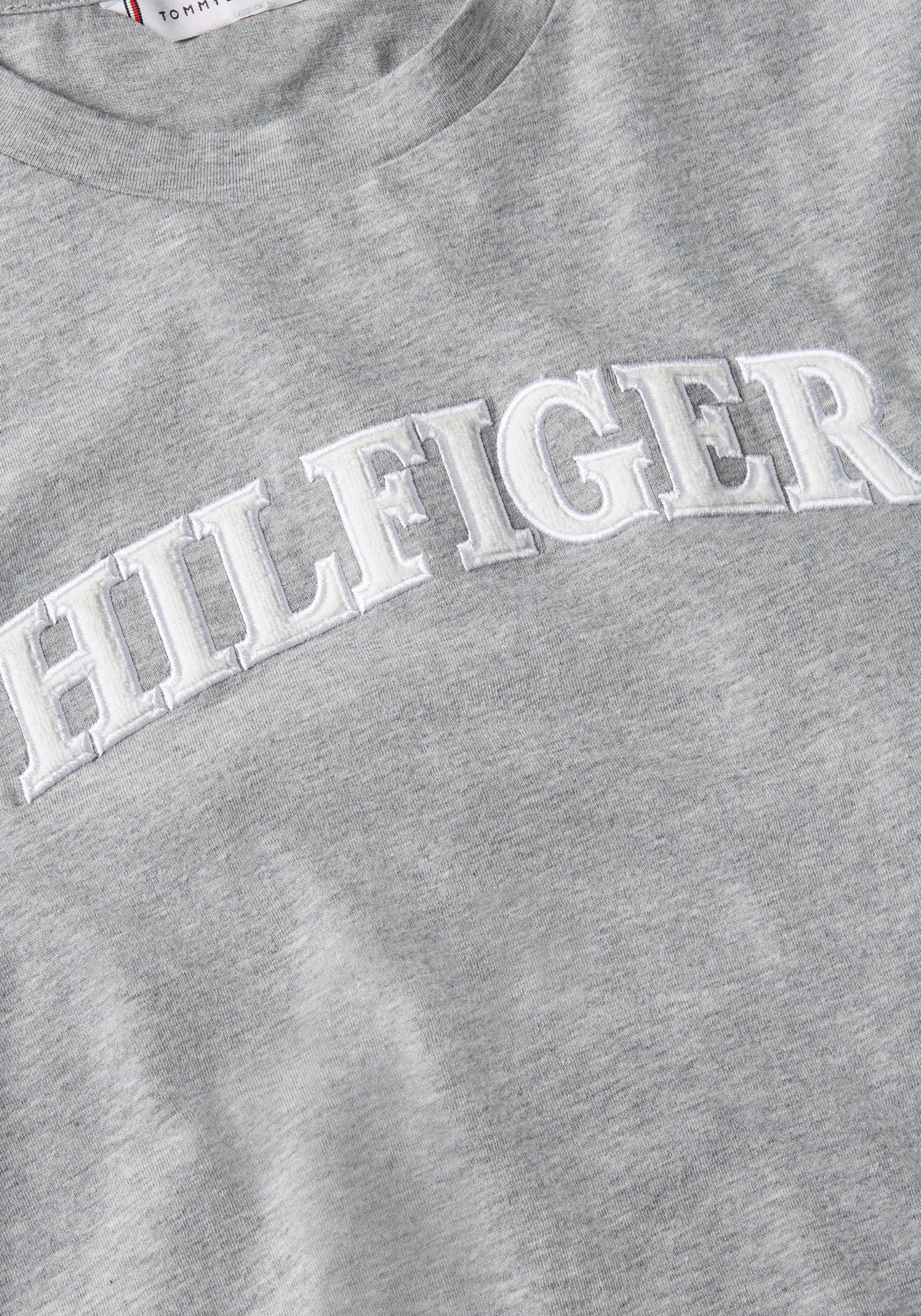 Tommy Hilfiger T-shirt REG TONAL HILFIGER C-NK SS met tommy hilfiger merklabel