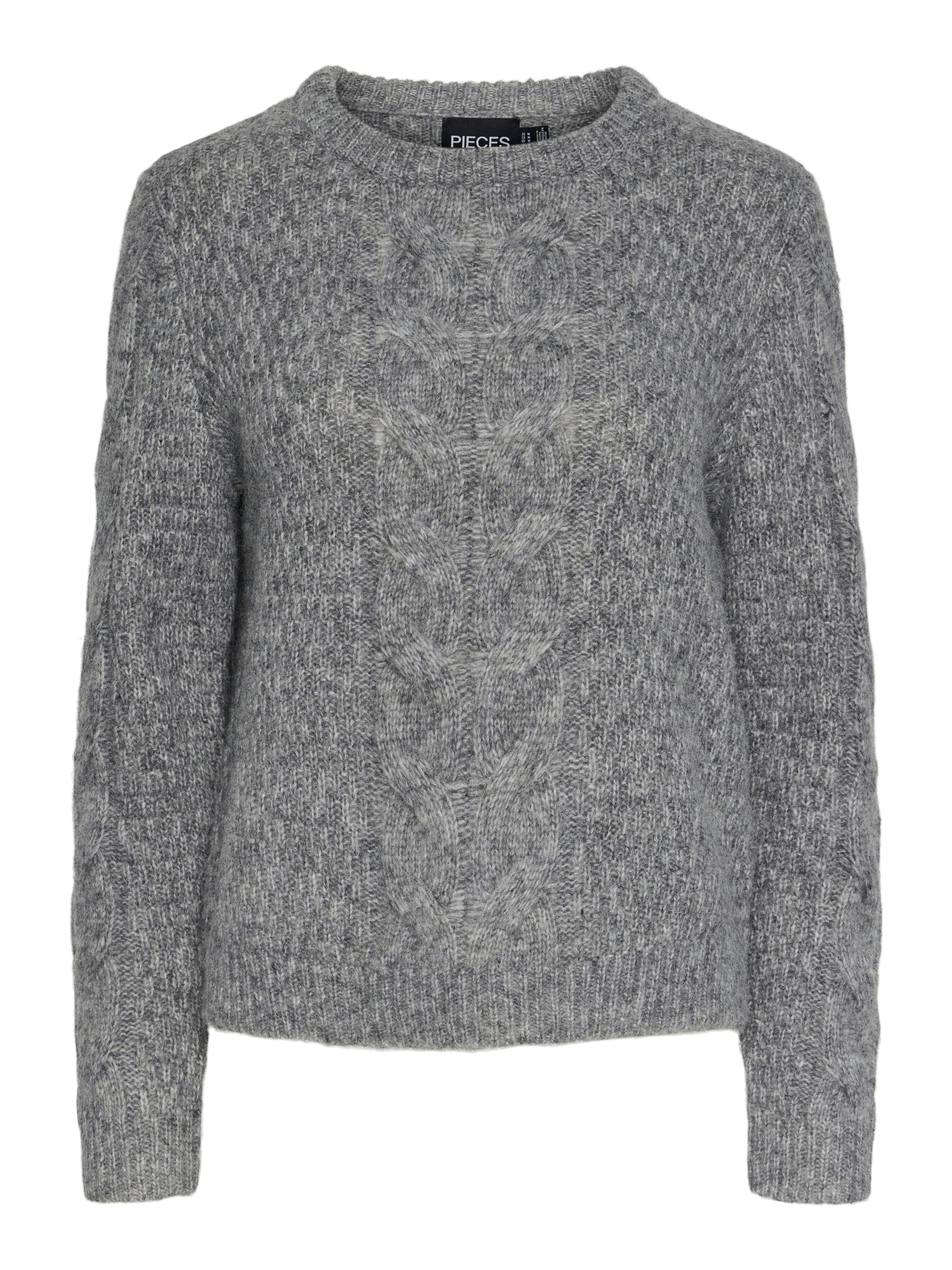 pieces Gebreide trui PCNINA LS O-NECK KNIT NOOS BC