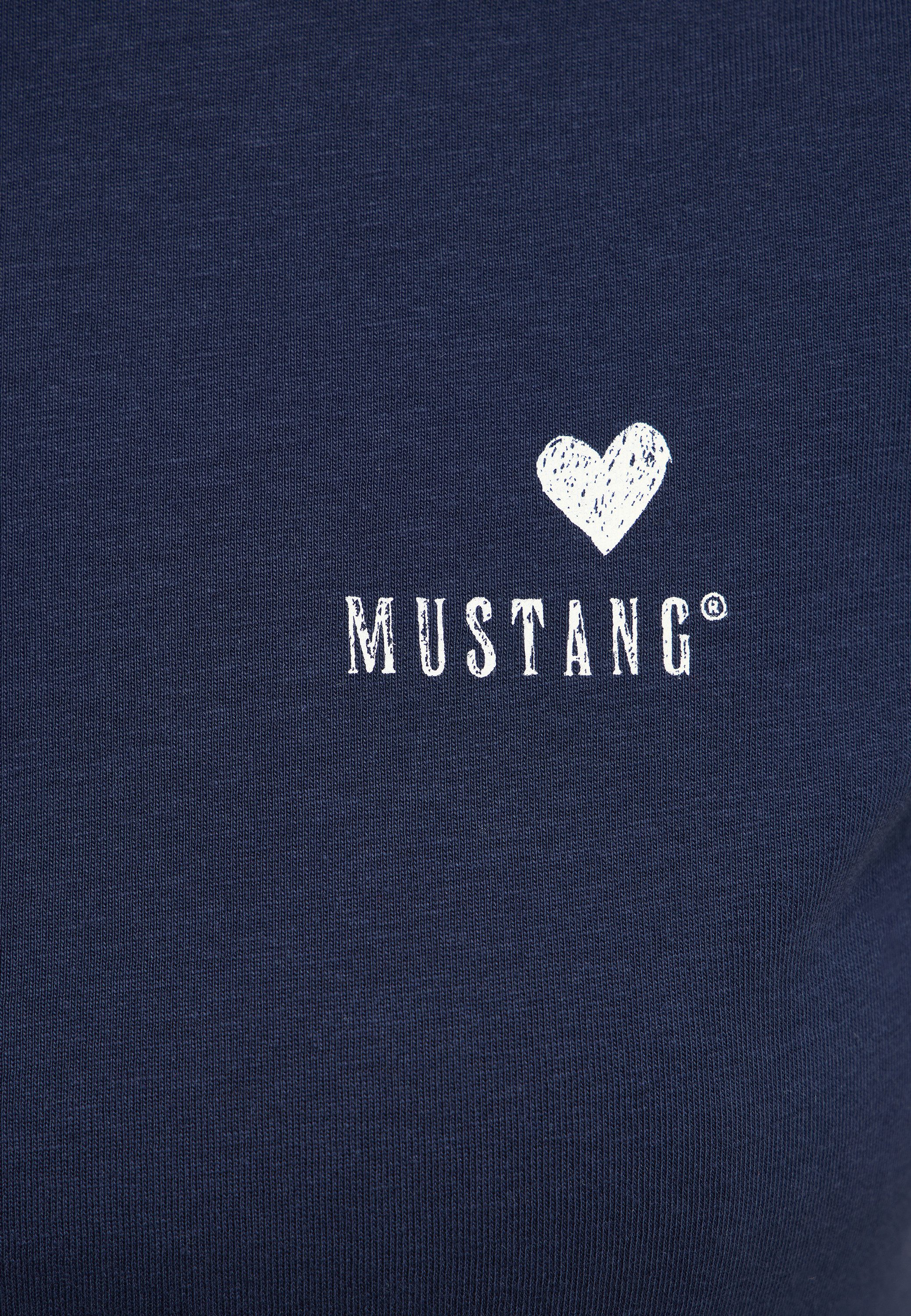 MUSTANG Shirt met korte mouwen Dames stijl Loa