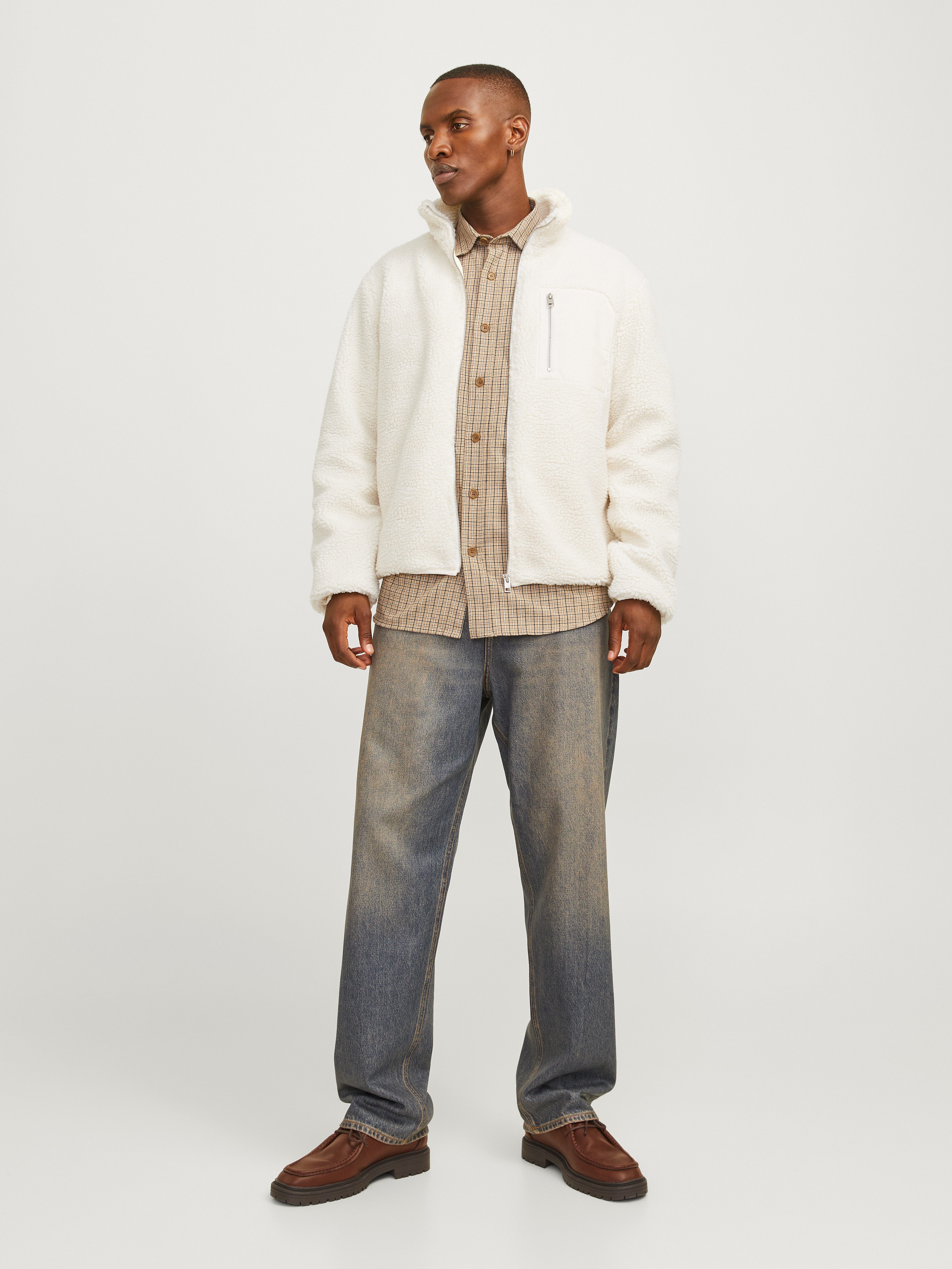Jack & Jones Kort jack JJEBRADLEY TEDDY JACKET NOOS