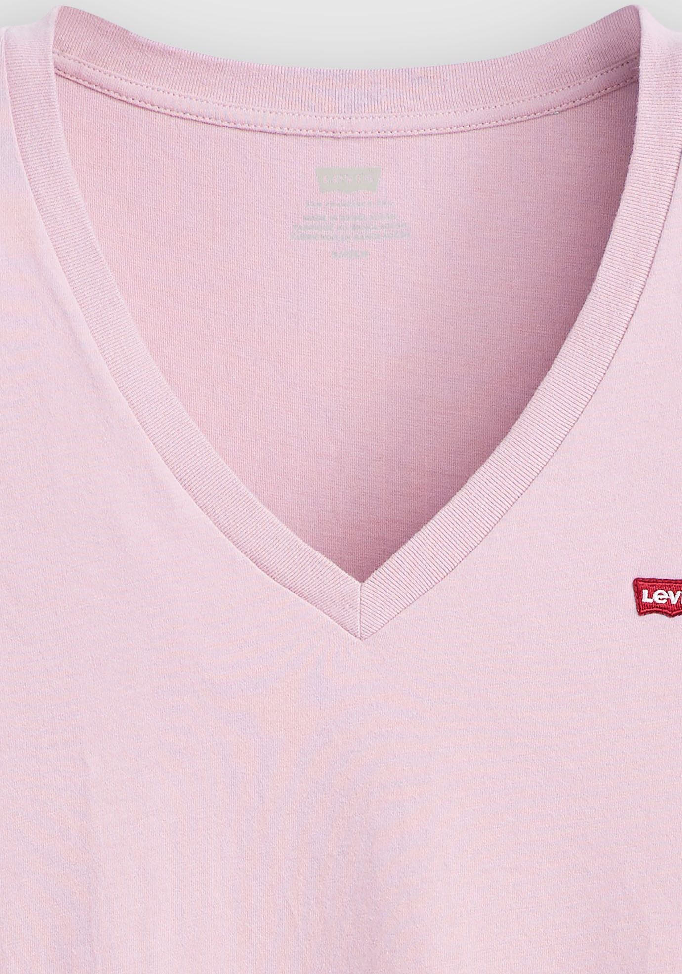 Levi's® Shirt met V-hals Perfect Tee met klein batwing-logo