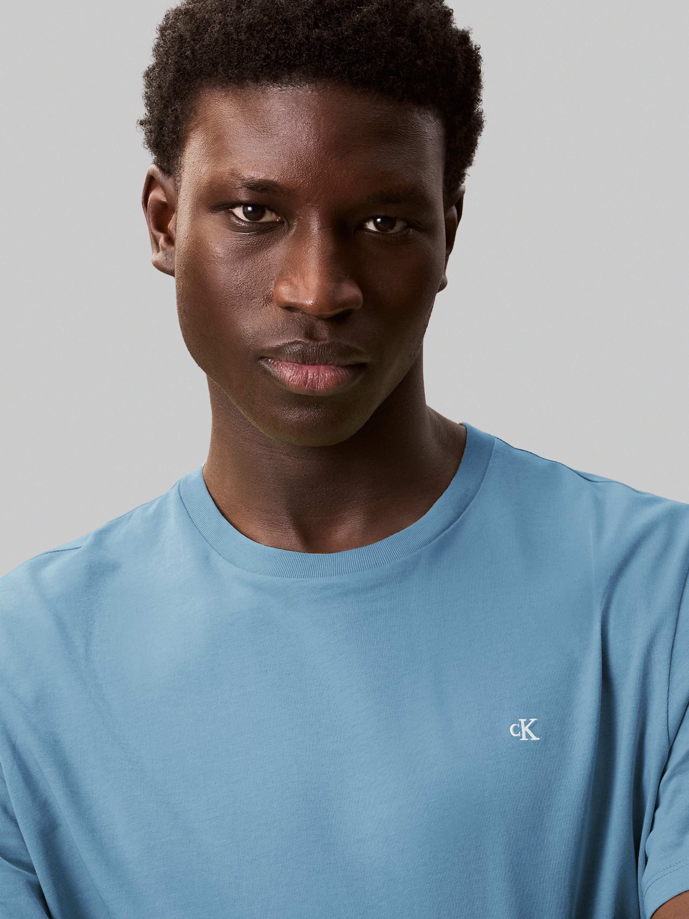 Calvin Klein T-shirt SS SMOOTH CTTN SOLID CREWNK TEE