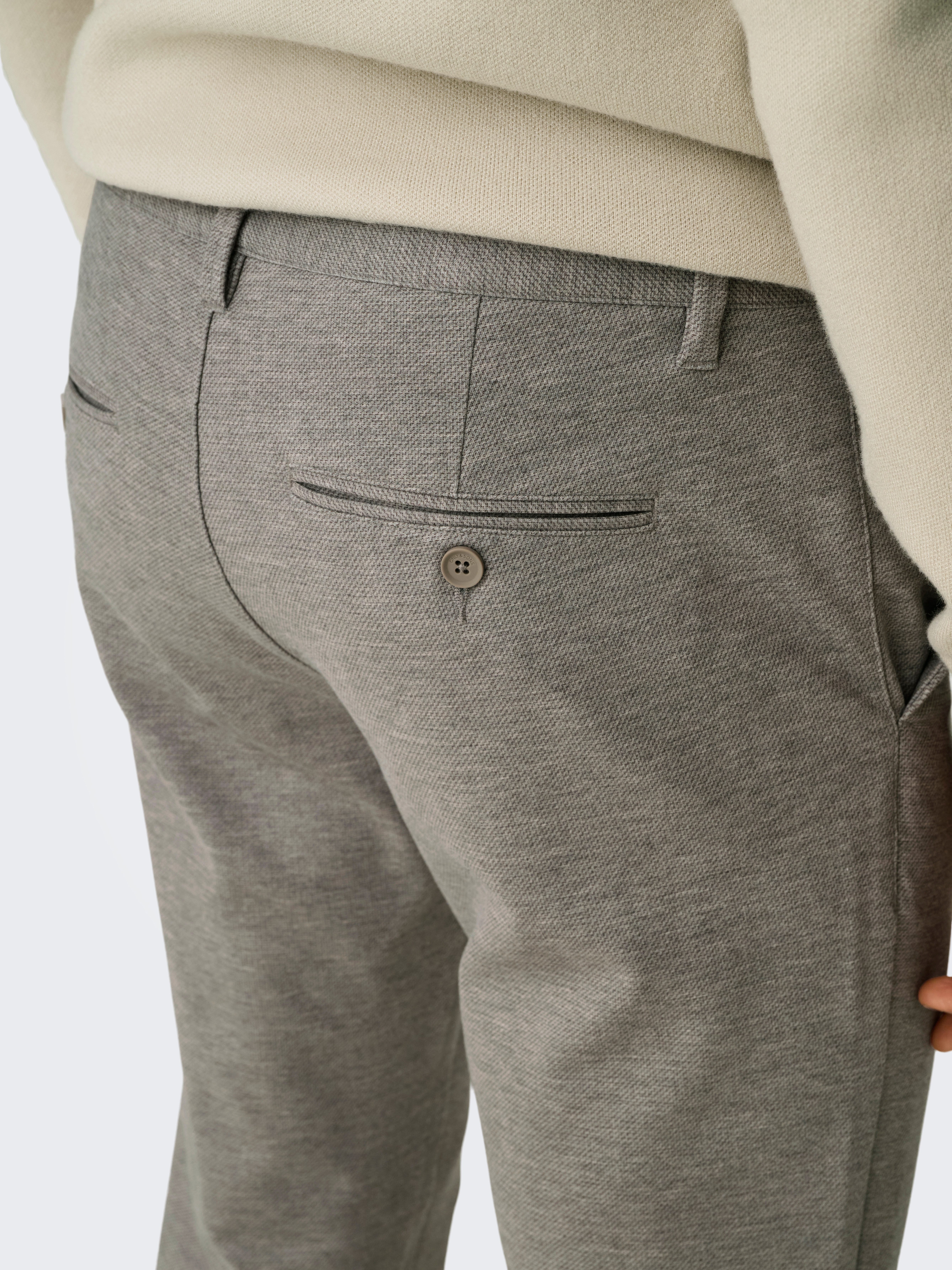 ONLY & SONS Stoffen broek ONSMARK SLIM DITSY 020934 PANT NOOS