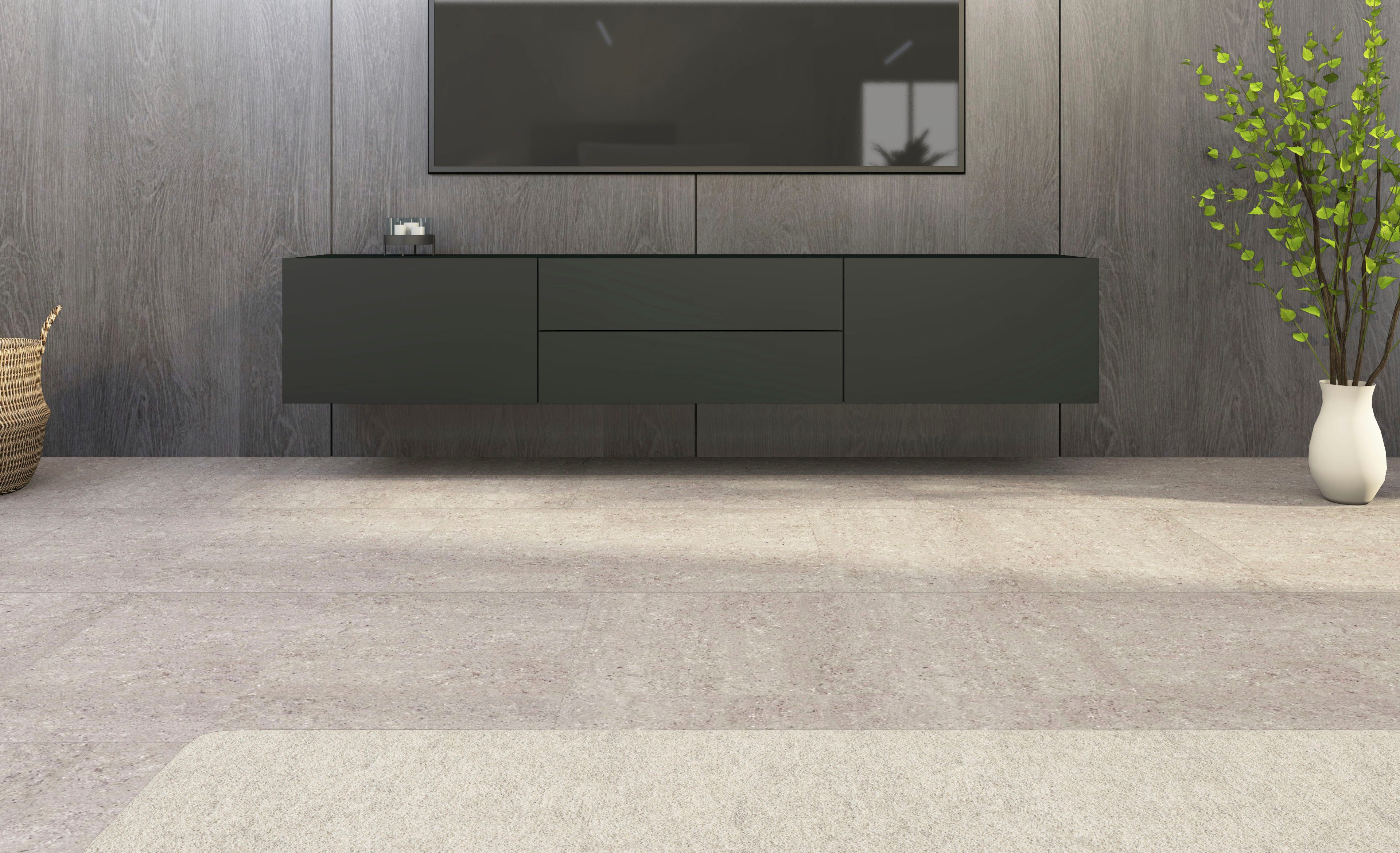 borchardt Möbel Tv-meubel Sophia Breedte 200 cm met 2 kleppen en 2 laden, staand en hangend