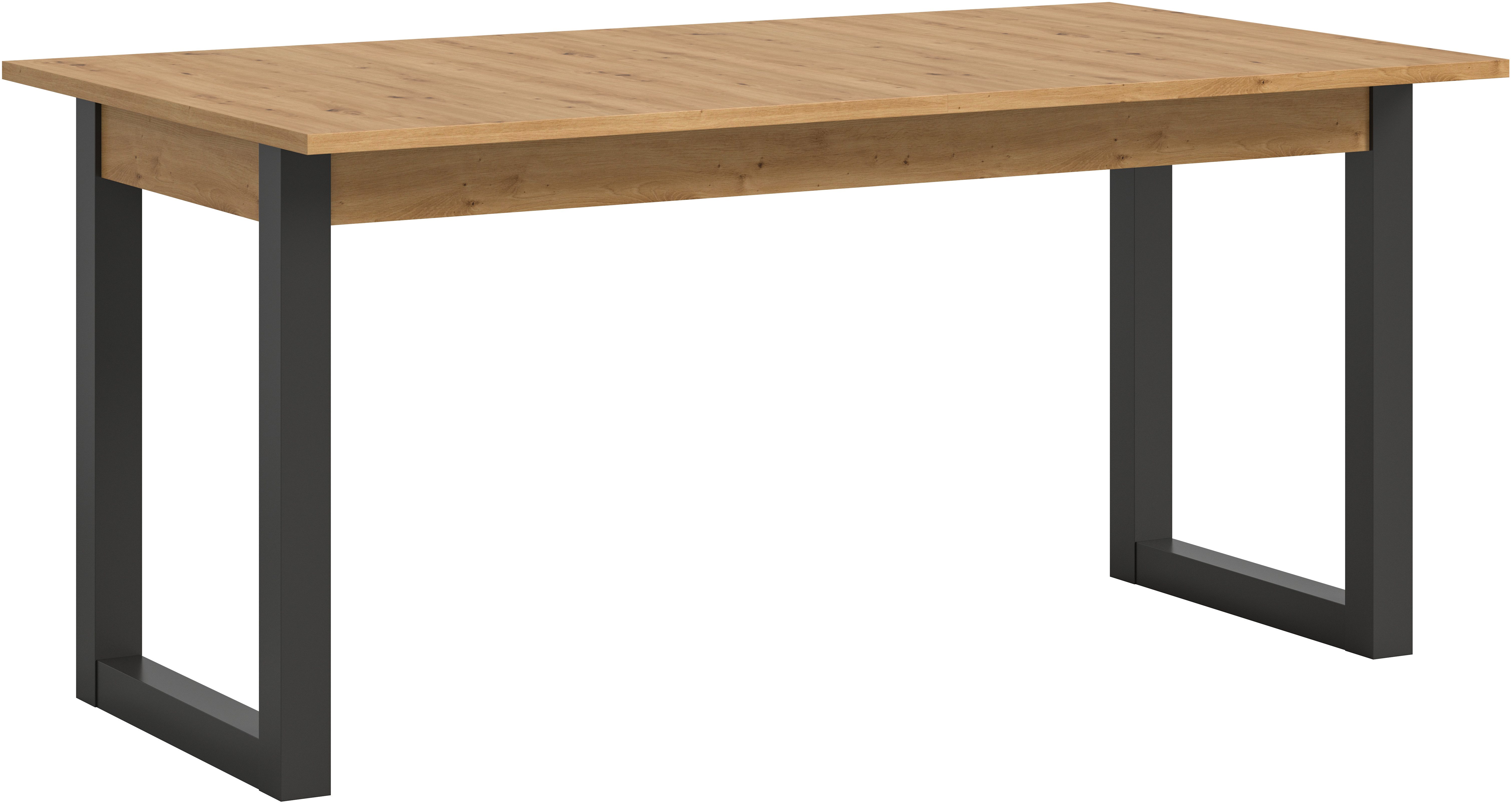 INOSIGN Eettafel Rail, ausziehbar 150 -190 cm, inklusive 40 cm Einlegeplatte