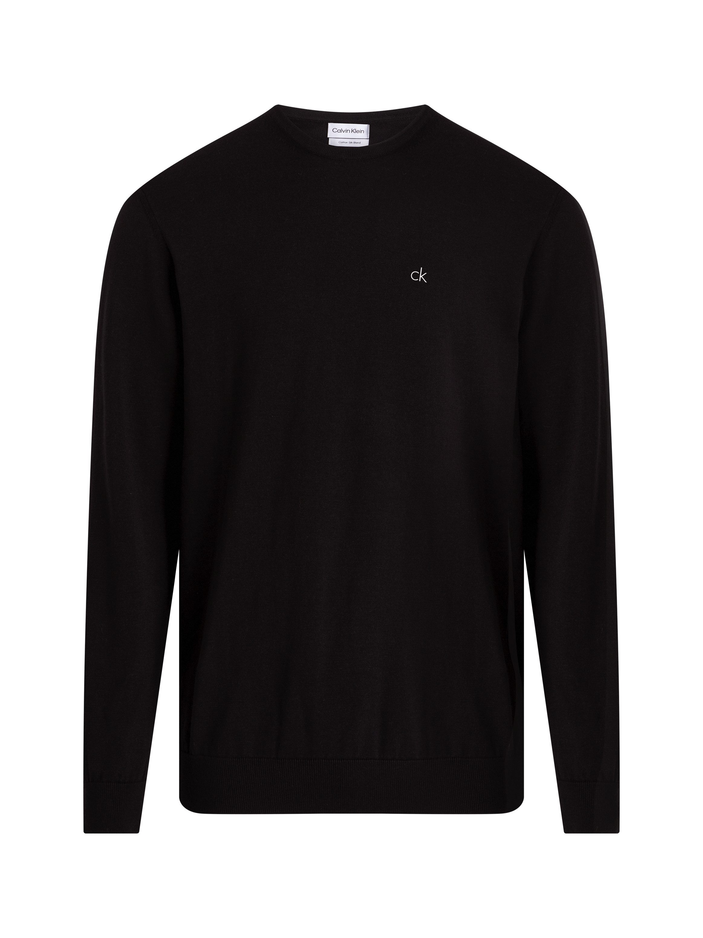 Calvin Klein Trui met ronde hals COTTON SILK BLEND CN SWEATER