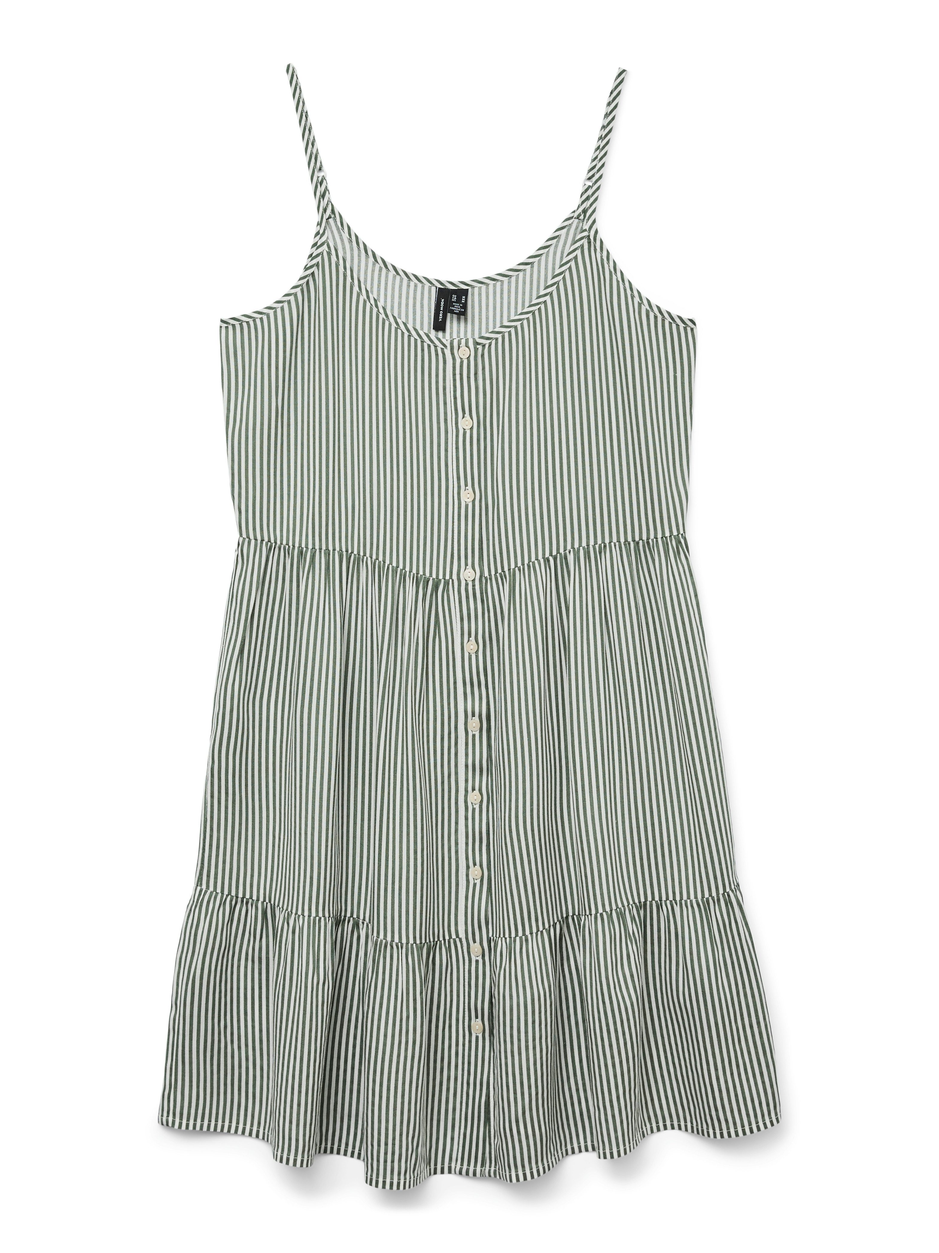 Vero Moda Jurk met bandjes VMBUMPY SHORT SINGLET DRESS WVN GA NOOS
