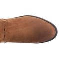 tamaris overknee-laarzen quinn met vetersluiting aan de schachtrand bruin