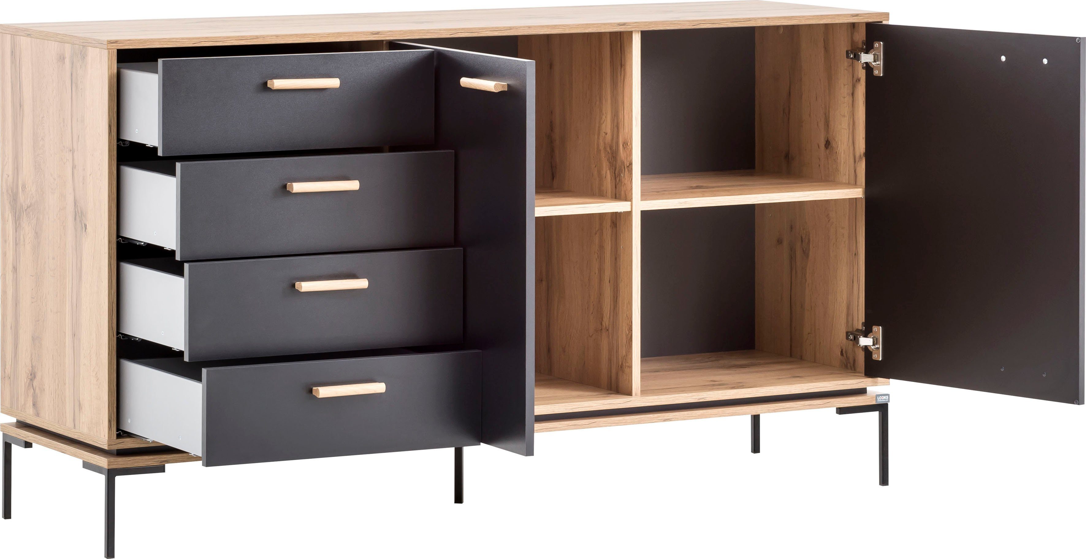 LOOKS BY WOLFGANG JOOP Dressoir Looks Breedte 154,6 cm