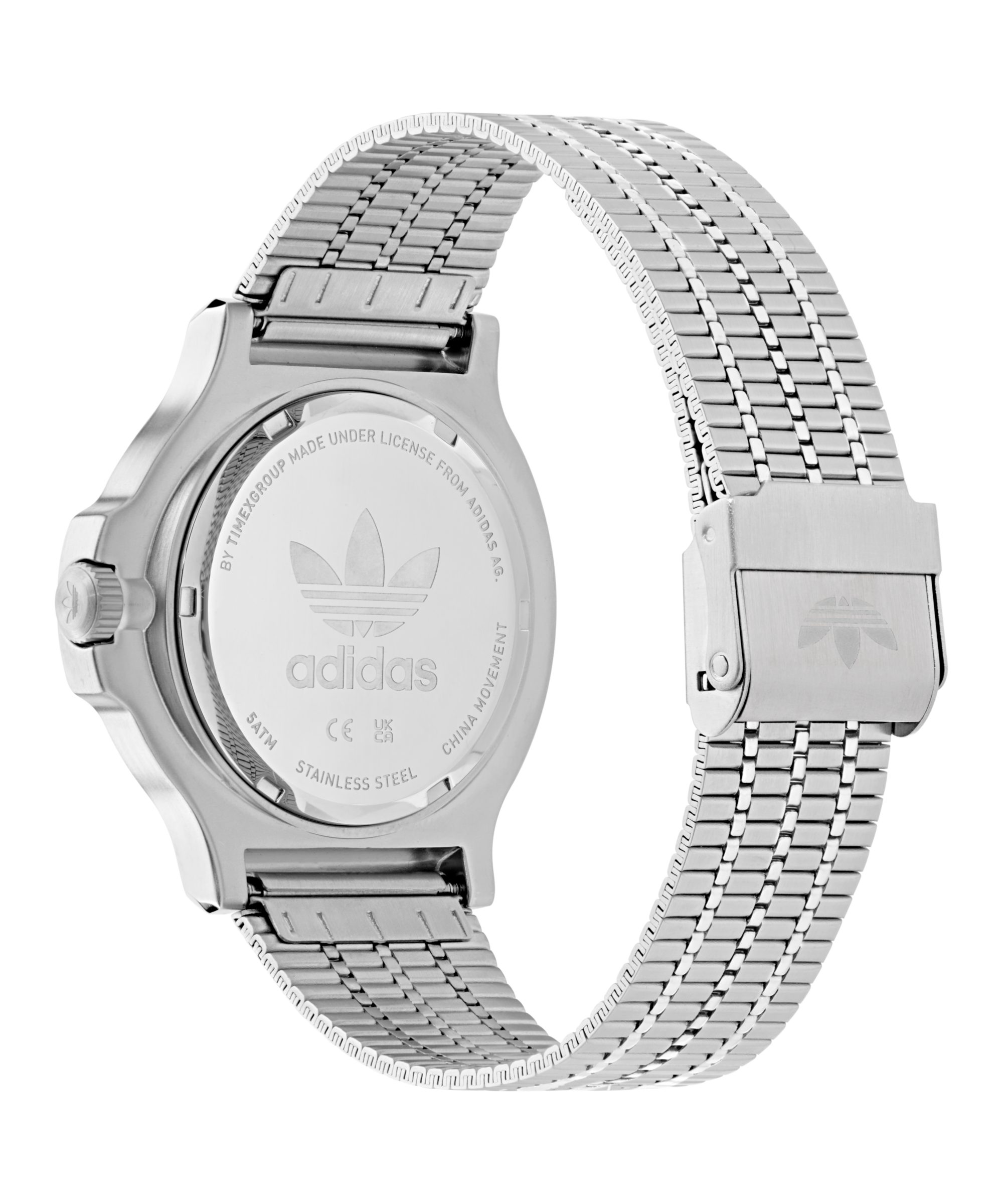 adidas Originals Kwartshorloge EXPRESSION THREE Horloge, herenhorloge, dameshorloge, siliconen armband, lichtgevende wijzers