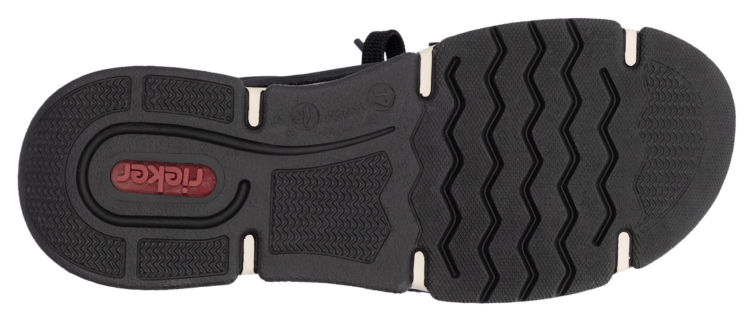 Rieker Slip-on sneakers , instapschoen, halfschoen, vrijetijdsschoen met zachte binnenzool