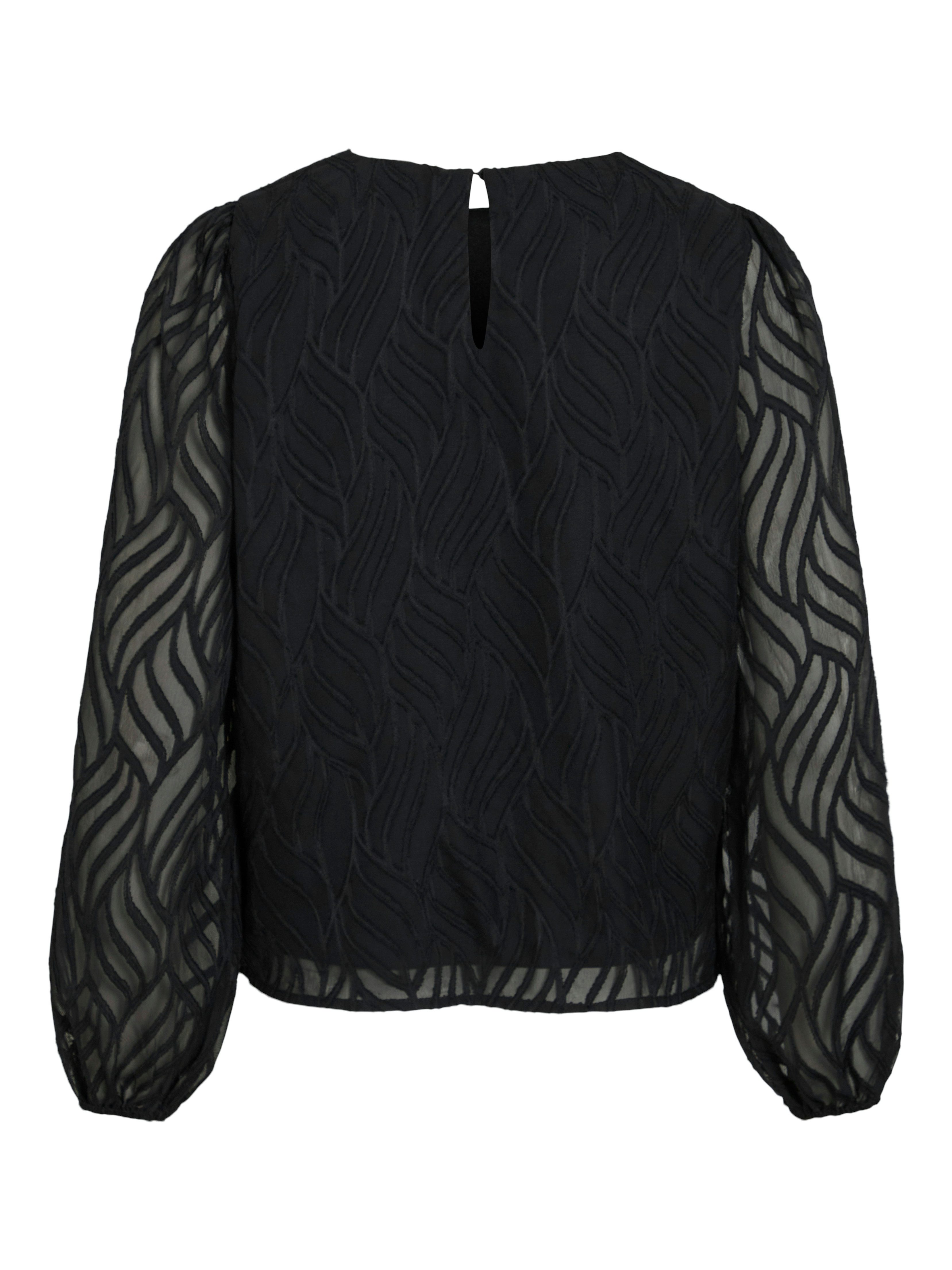 Vila Shirt VIMIKA O-NECK L/S TOP - NOOS