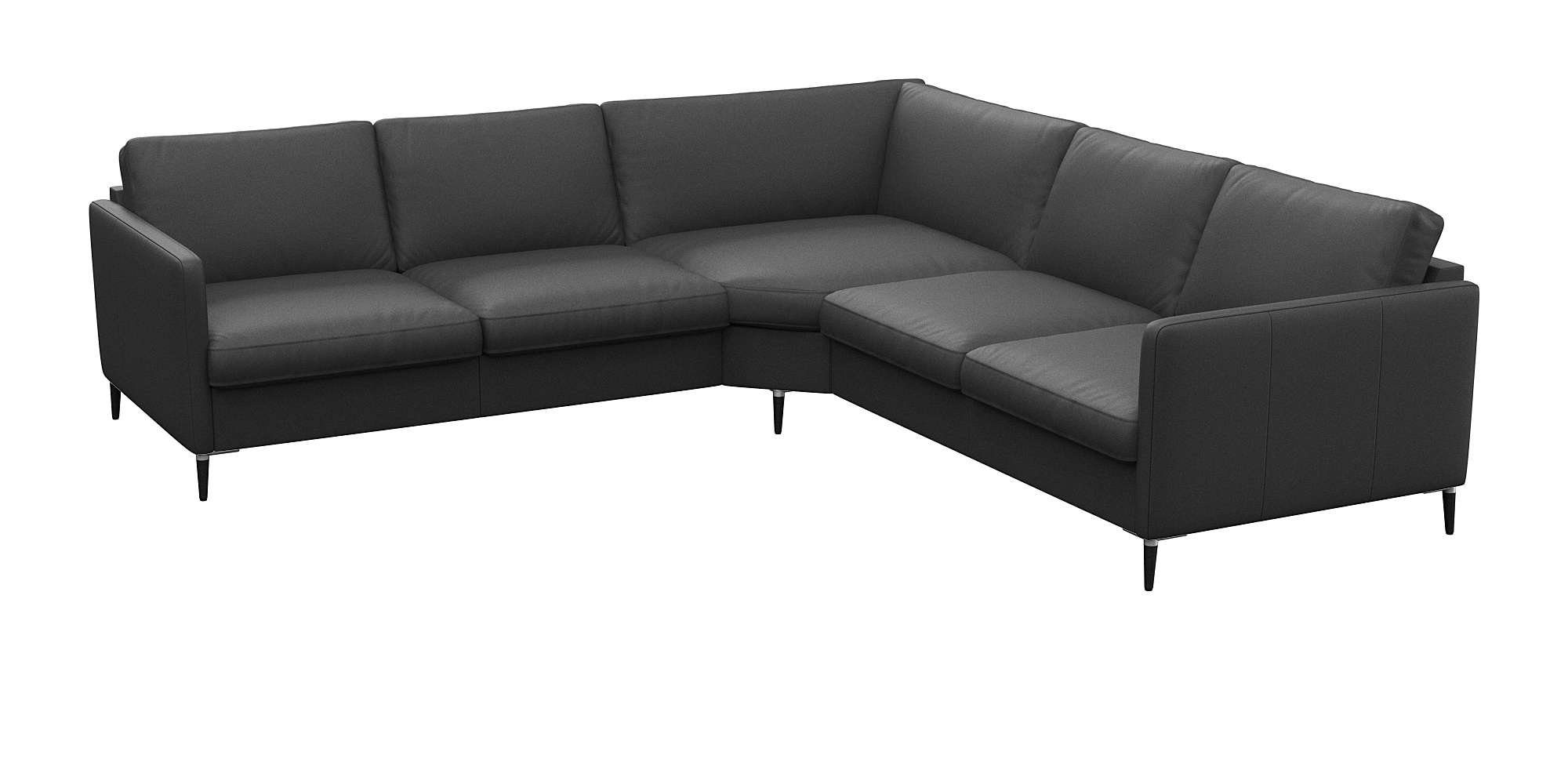 FLEXLUX Hoekbank Fiore, L-vorm, comfortabel en aangenaam door hoogwaardige zitopbouw