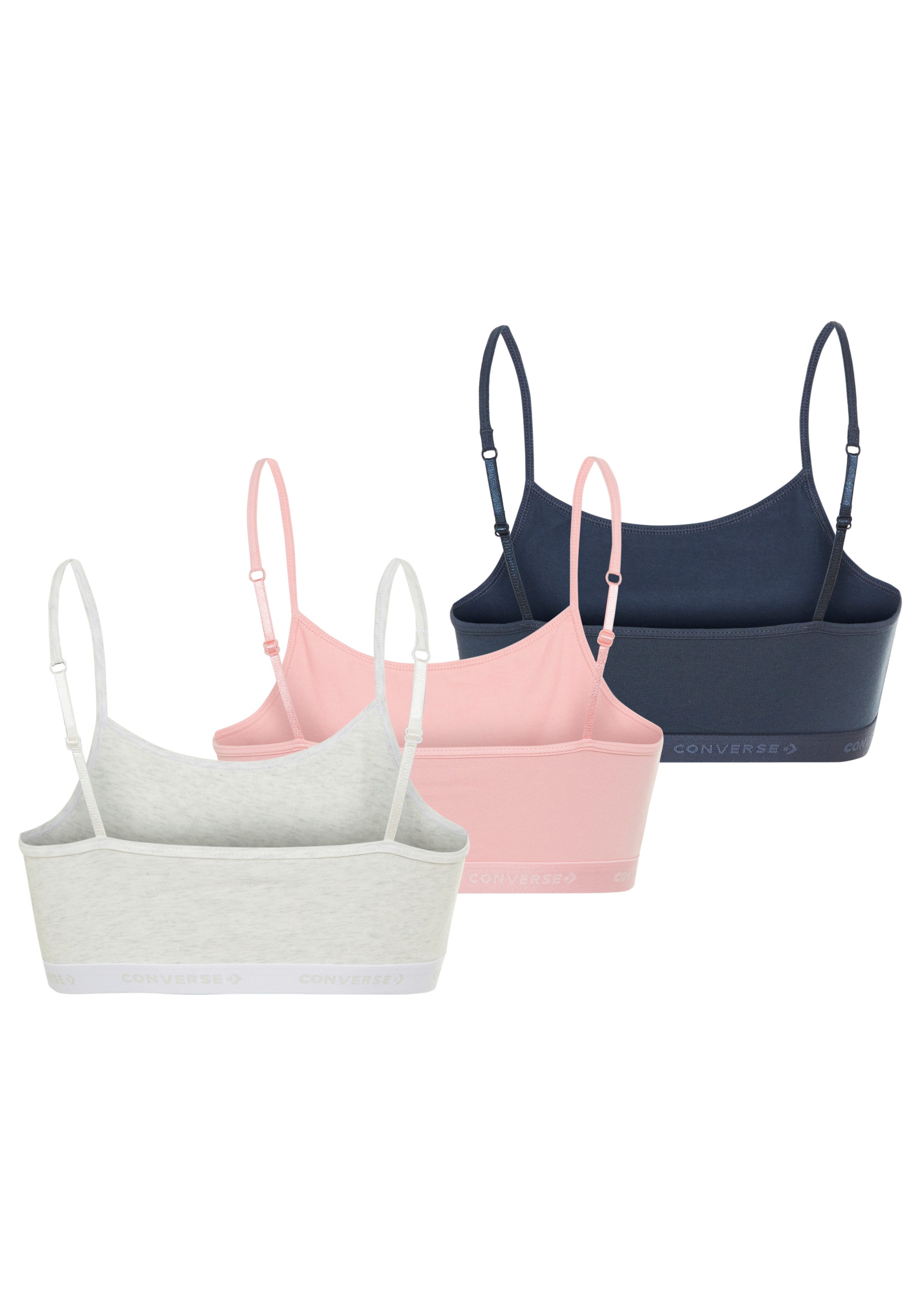Converse Bustier CHG GIRLS CLASSIC 3PK BRALETTE (3-delig)