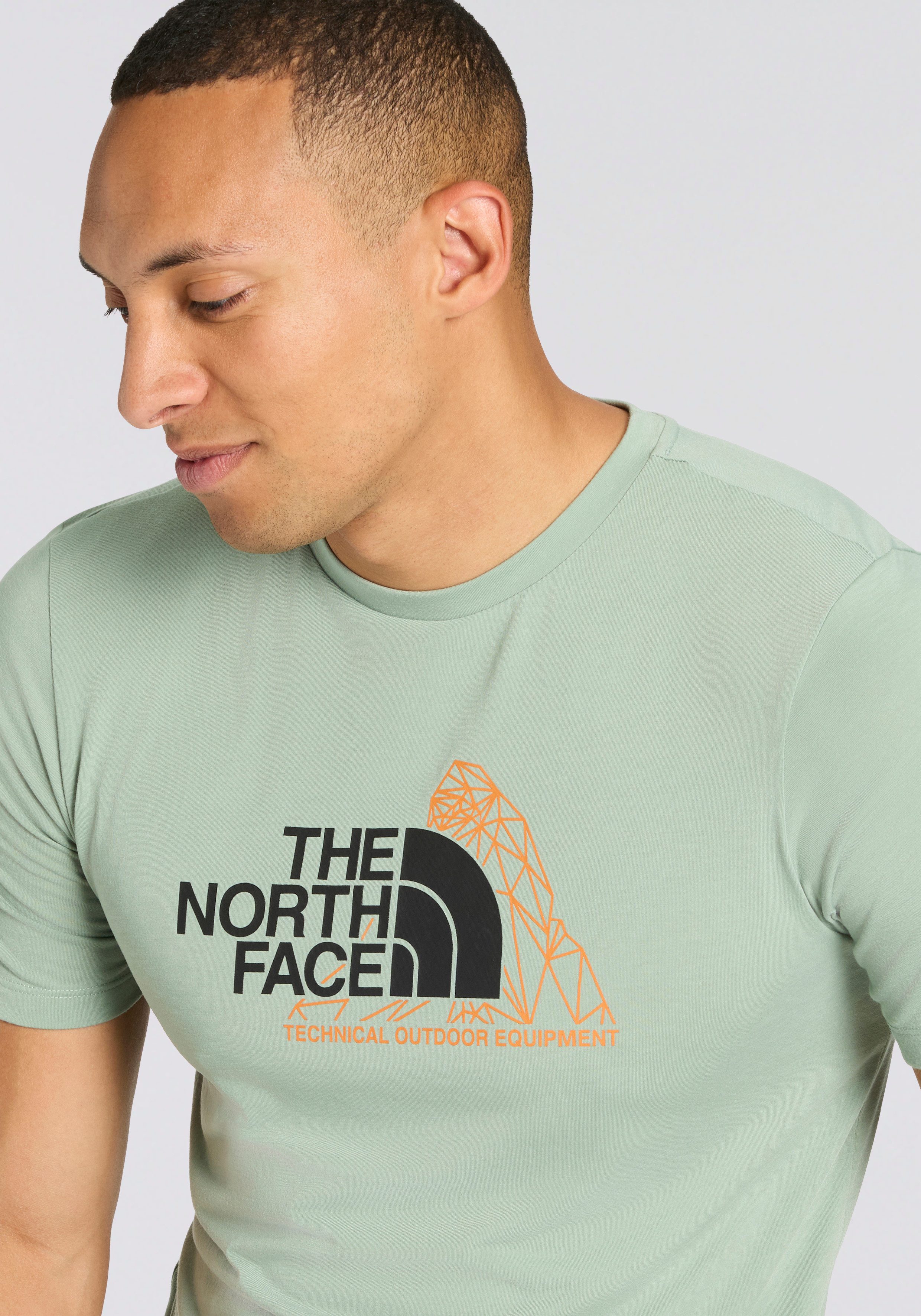 The North Face T-shirt M MOUNTAIN FOUNDATION SS TEE-GRAPHIC (1-delig)