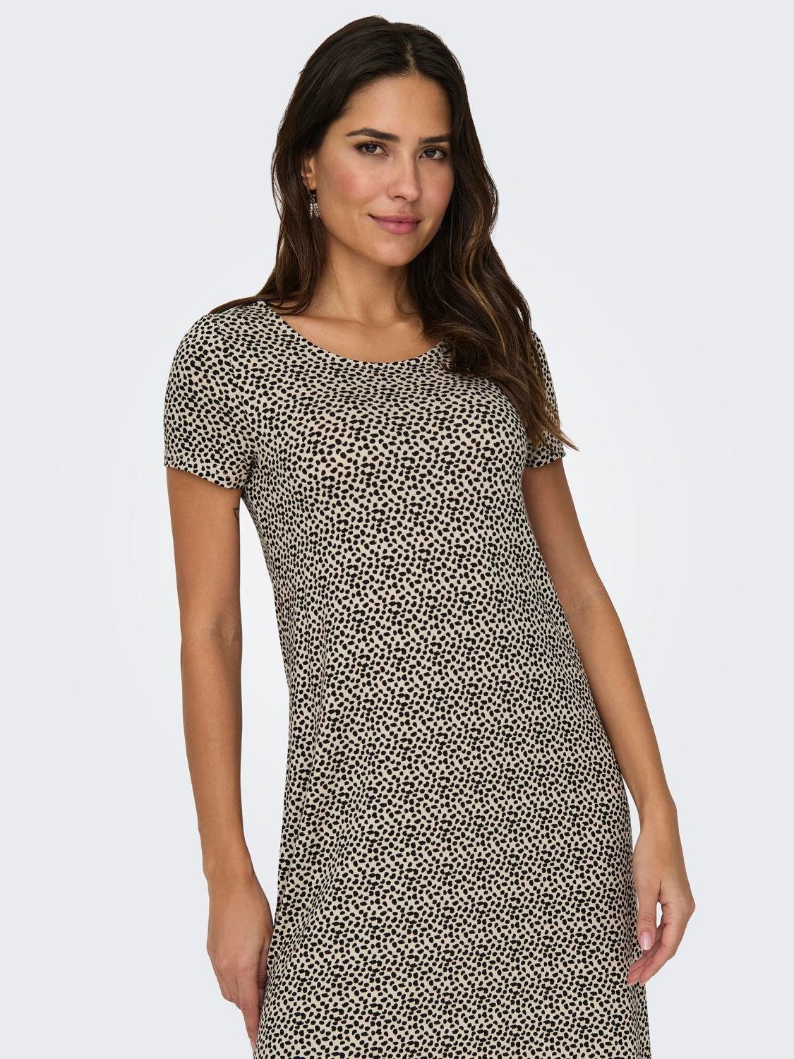 Only Mini-jurk ONLBERA BACK LACE UP S/S DRESS JRS NOOS