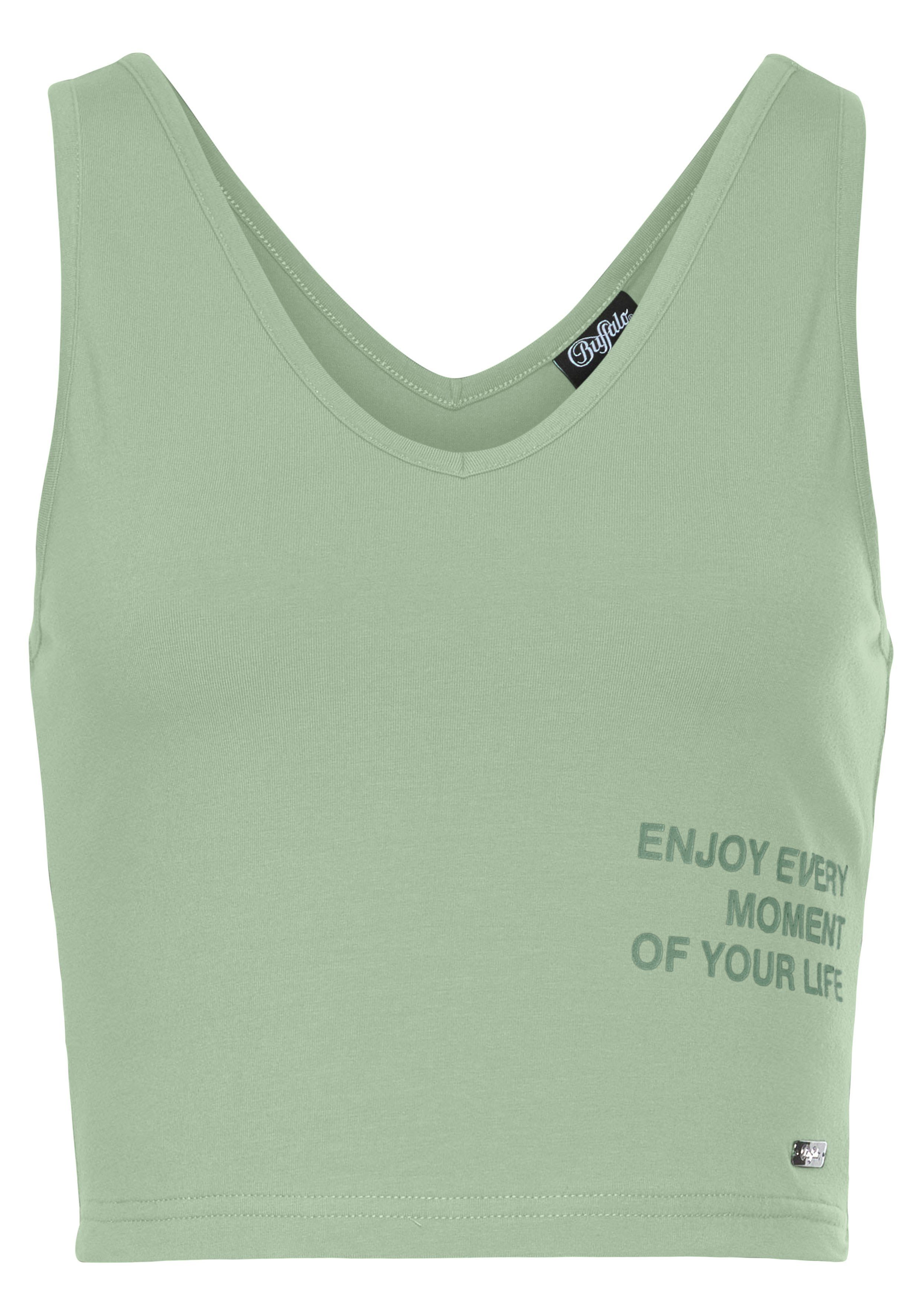 Buffalo Tanktop met statement-print
