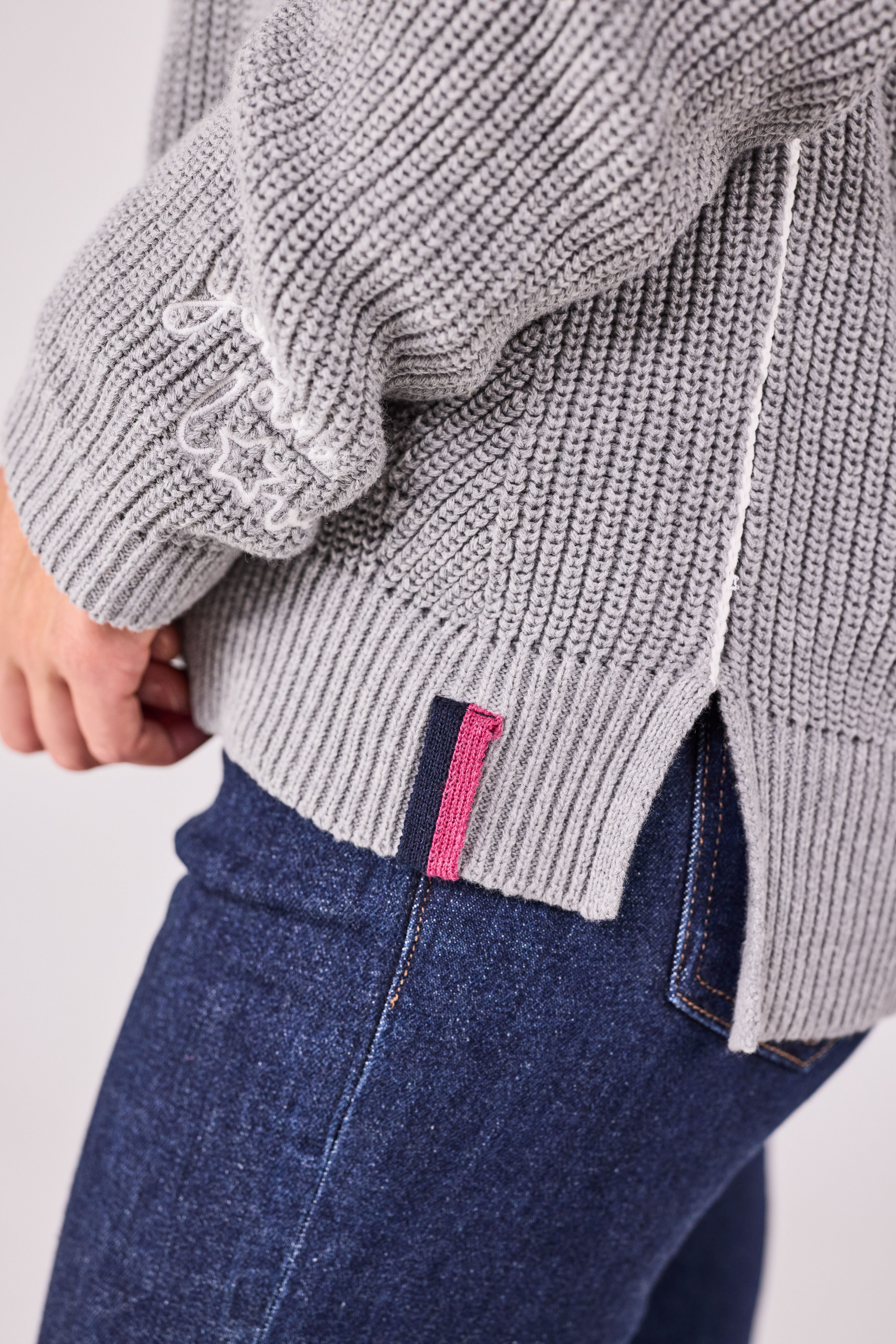 Lieblingsstück Vest LiseL met borduursel op de mouw